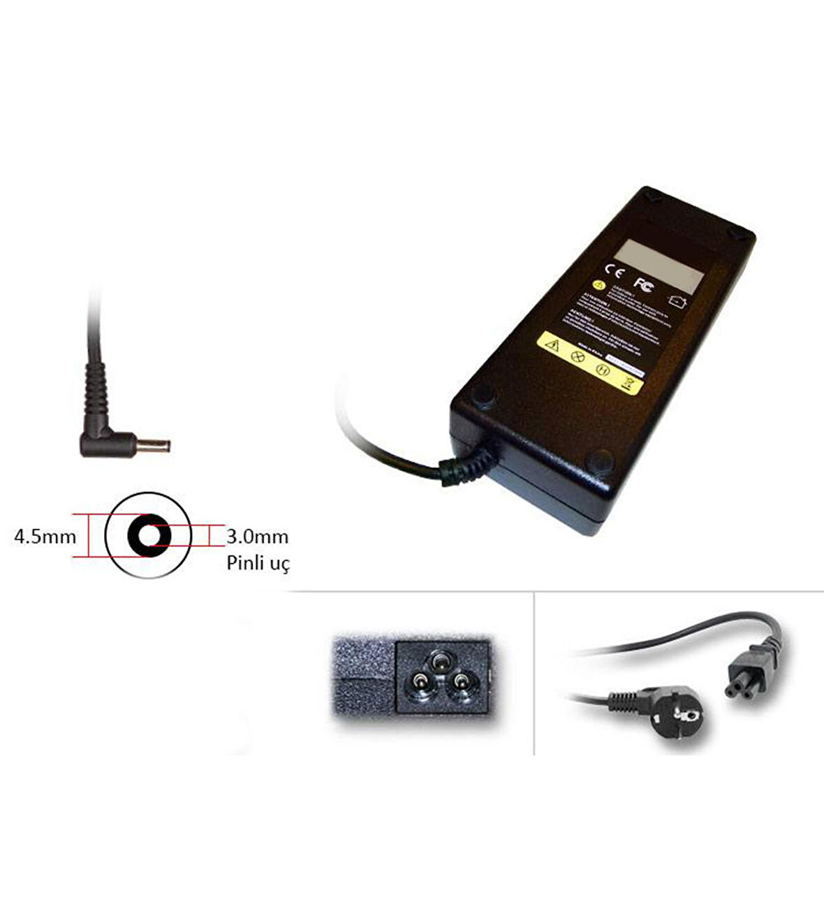 Dell Inspiron 15 7000 2-in-1 7506 Notebook Adaptör Laptop Şarj 90W