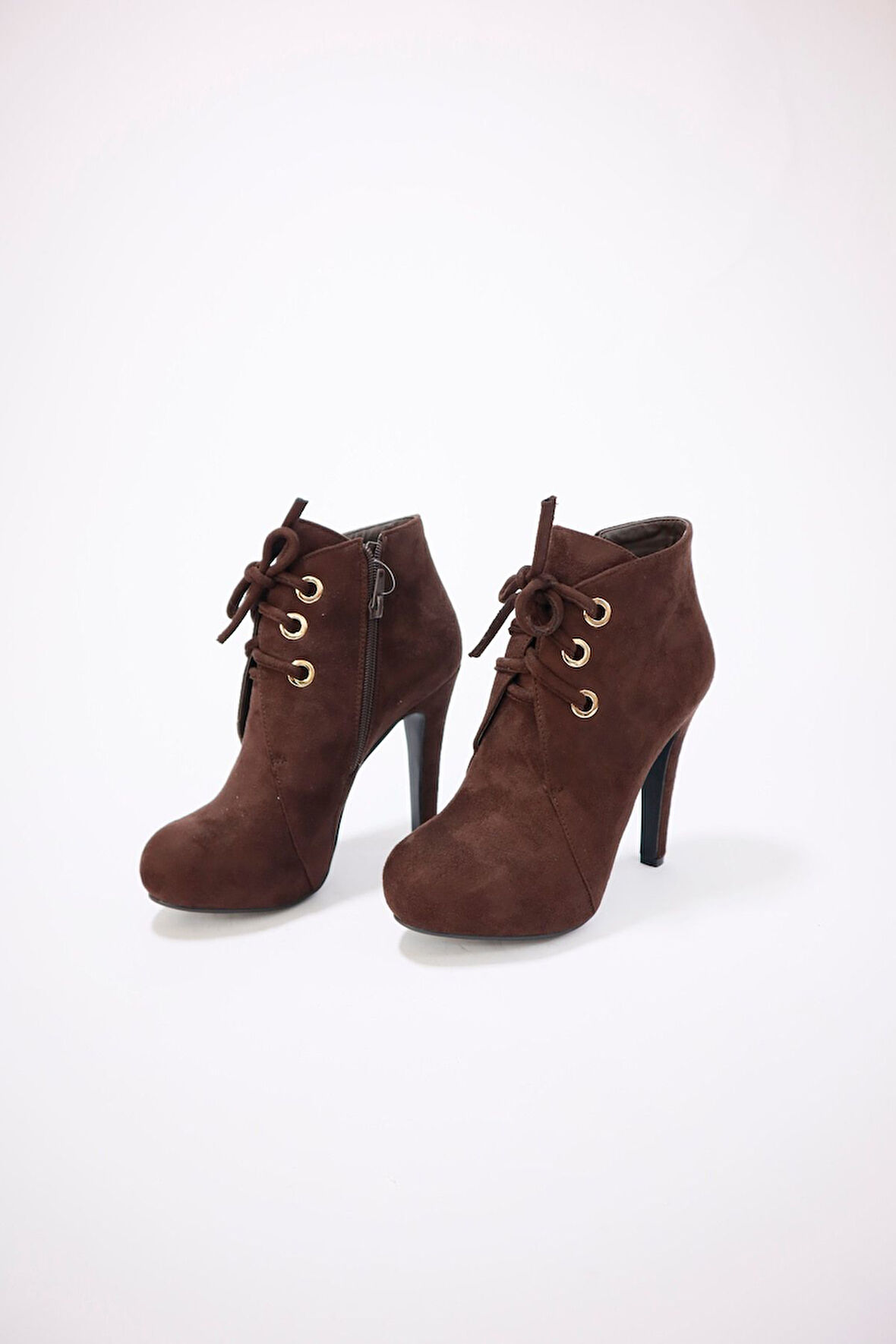 Kadın Nubuk Uzun Topuklu Ayakkabı