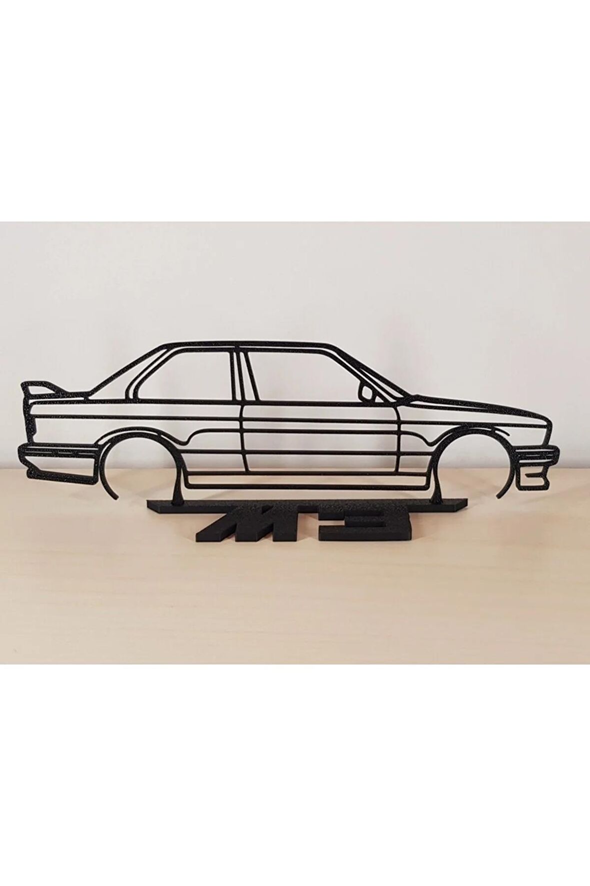 BMW M3 E30  20cm Plastik Masa Süsü Masa Dekorasyonu