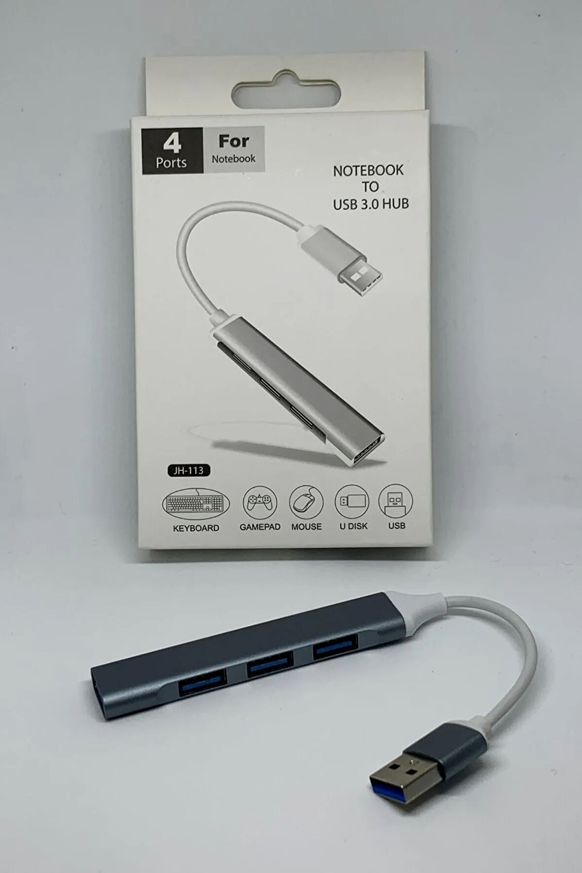 All 4 In 1 Notebook To USB 3.0 Hub Adaptör Çevirici Dönüştürücü Çoğaltıcı