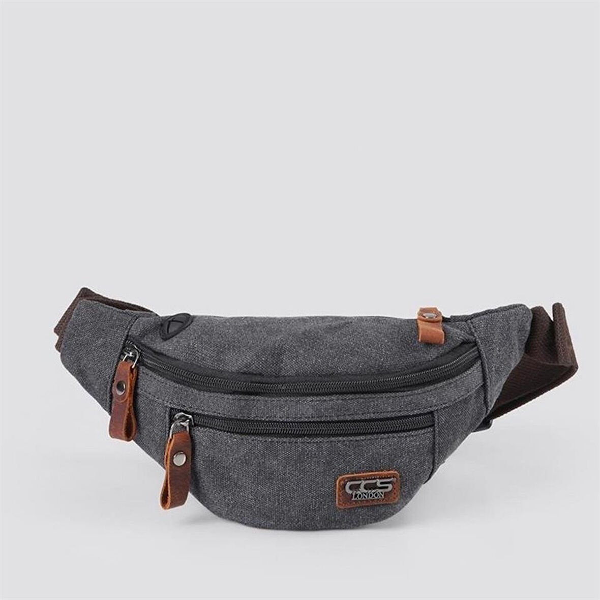 Ççs 31517 Sport Kanvas Bel Çantası Siyah