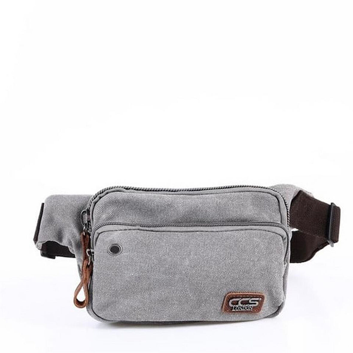Ççs 31467 Kanvas Bel Çantası Gri