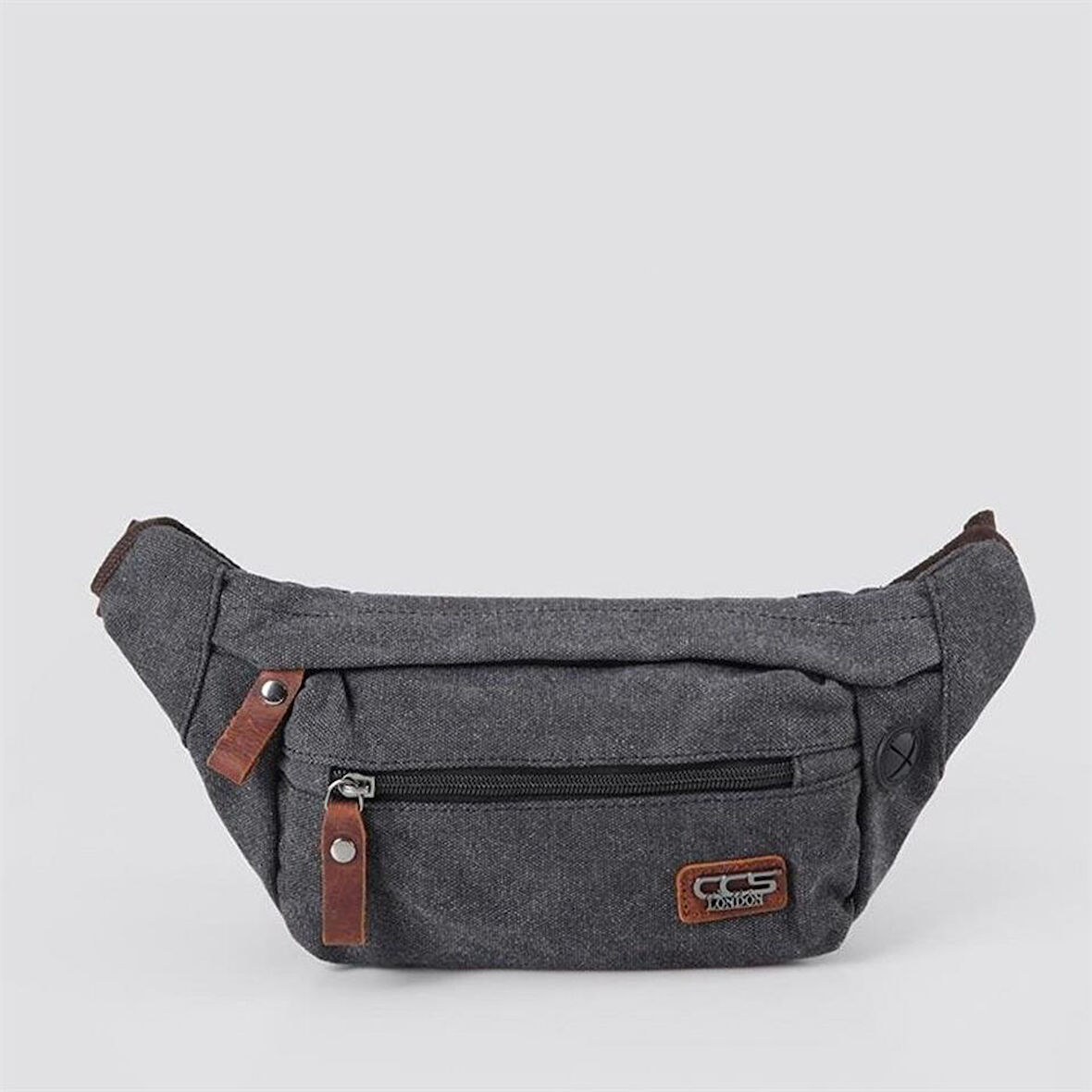 Ççs 31516 Sport Kanvas Bel Çantası Siyah