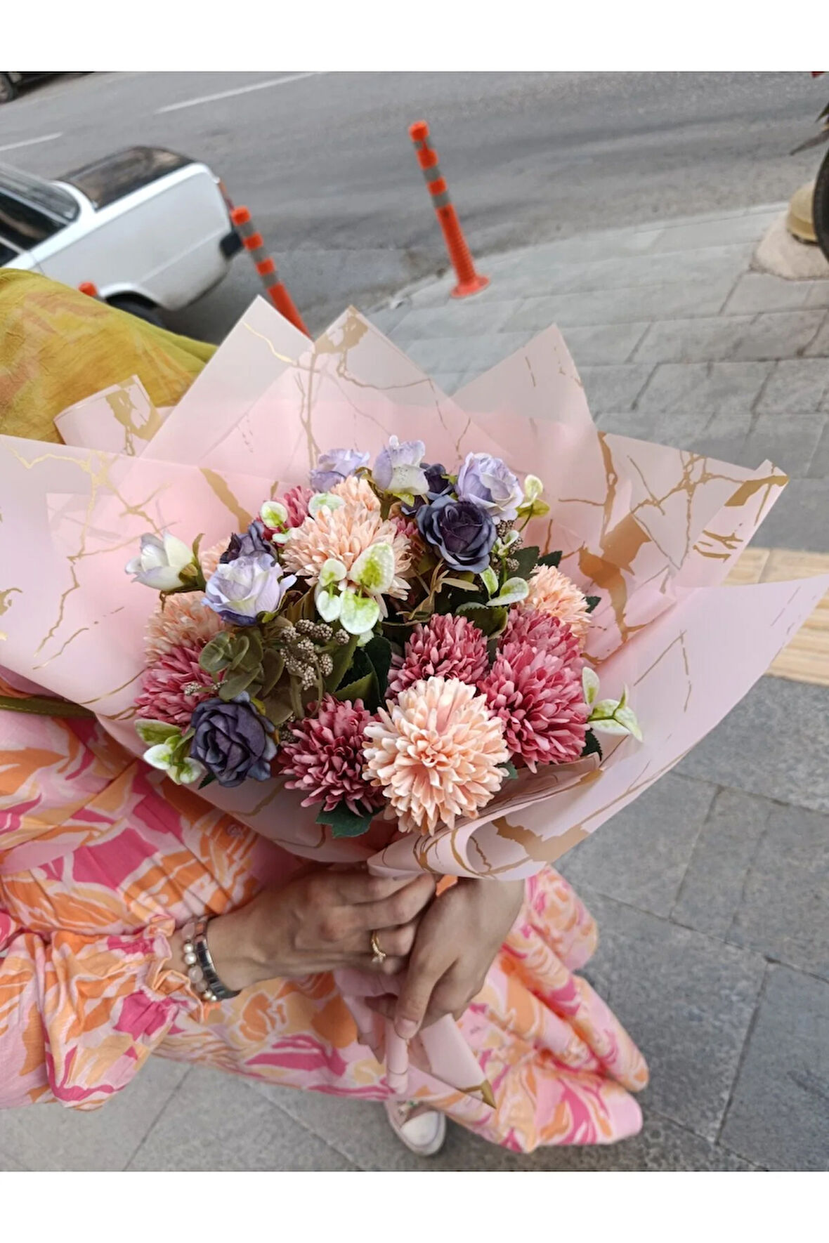 hediyelik çiçek, hediye buket Söz isteme sevgiliye karışık aranjman