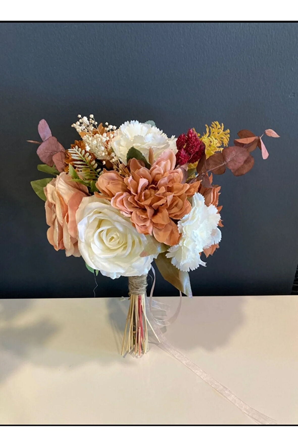 Sonbahar gelin buketi