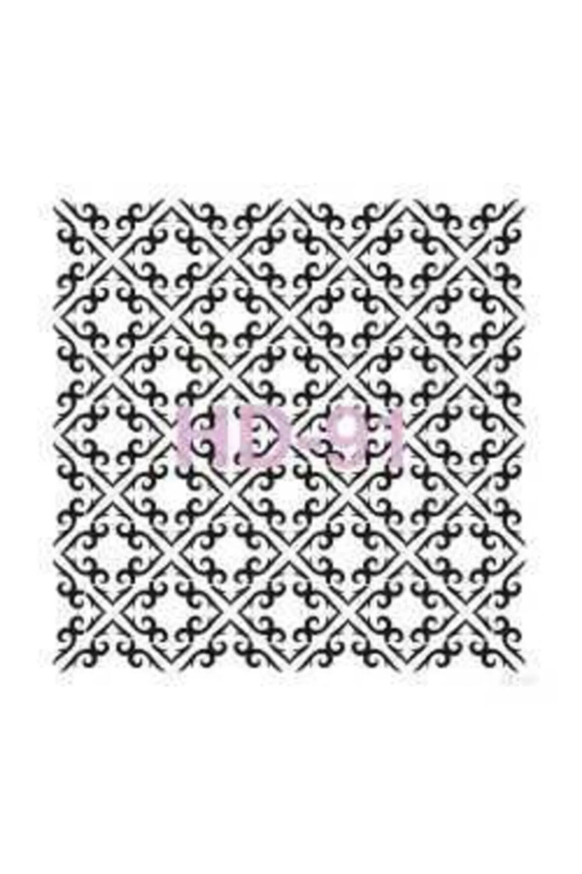 Hd091 Home Dekor Stencil 45x45