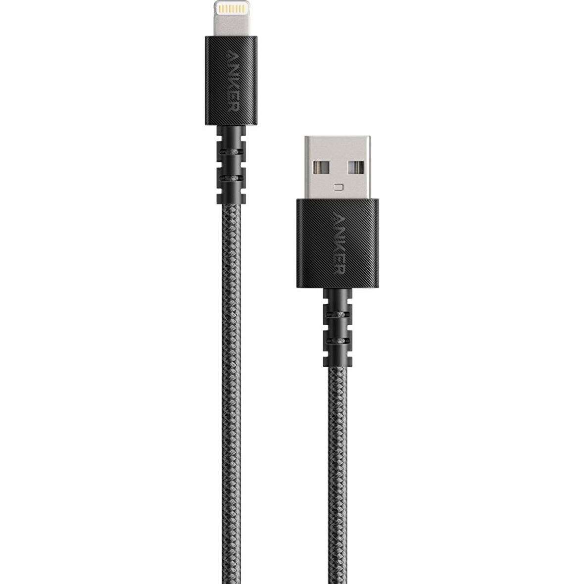 Anker PowerLine Select+ Apple Lightning 0.9m Naylon USB Kablo - Siyah - MFI Lisanslı