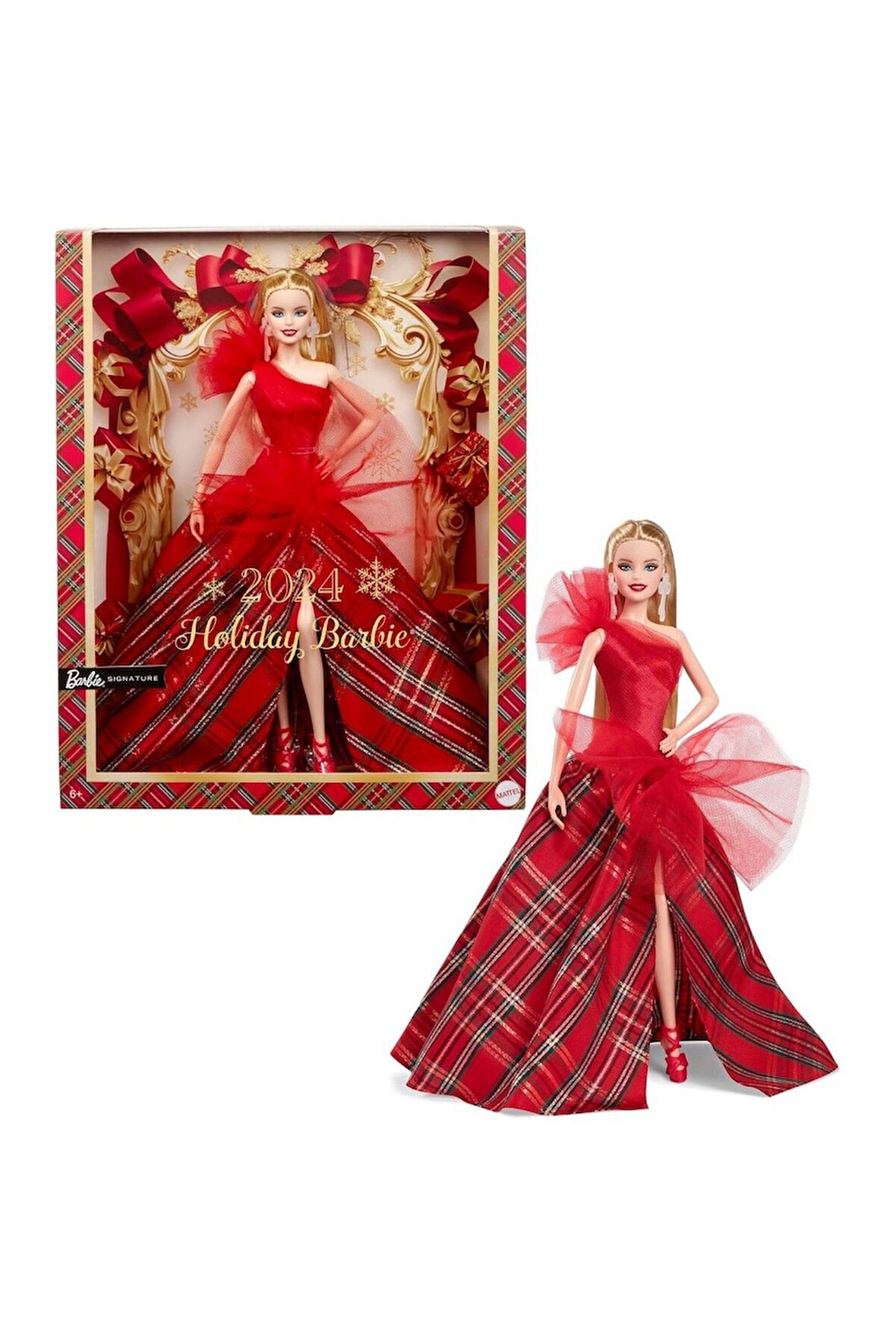 2024 MUTLU YILLAR BEBEĞİ YENİ YIL BARBİE SARIŞIN HOLİDAY BARBİE YENİ MODEL 2025 YILBAŞI BEBEĞİ