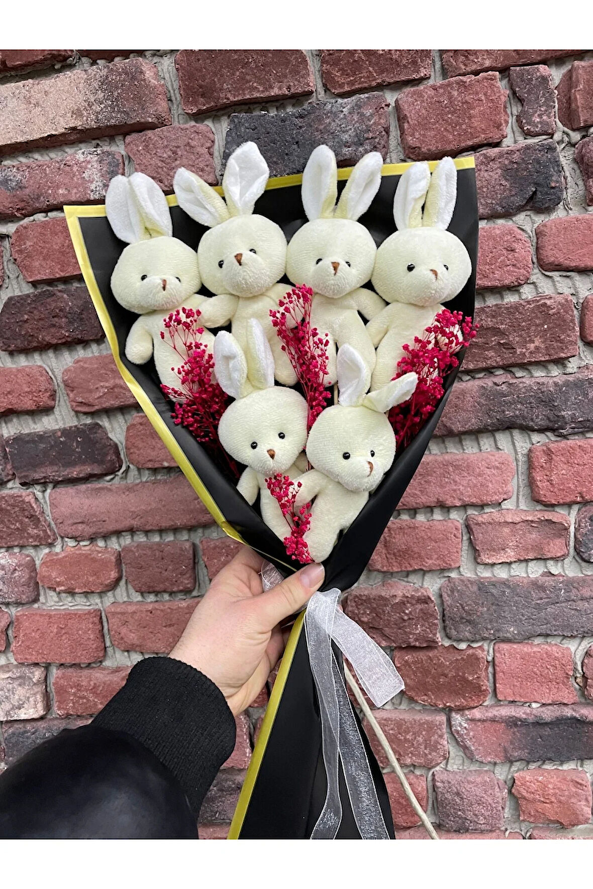 6 adet tavşan buketi