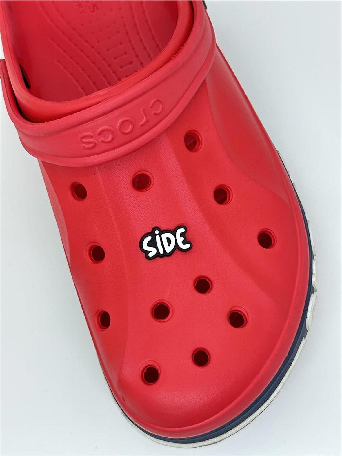 Side Yazı Temalı Temalı Jibbitz Crocs Terlik Süsü