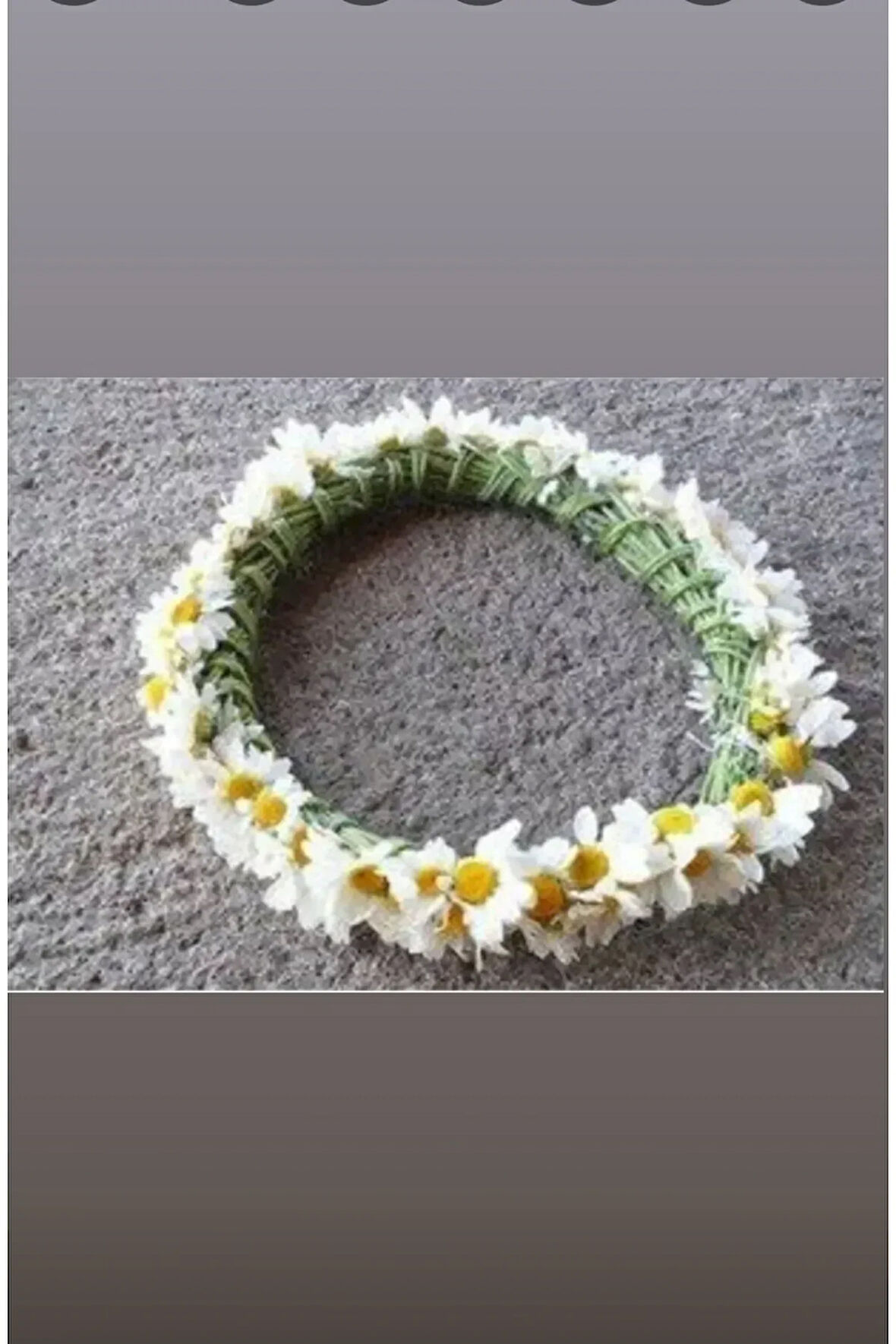 Papatya taç, nişan, kına , düğün