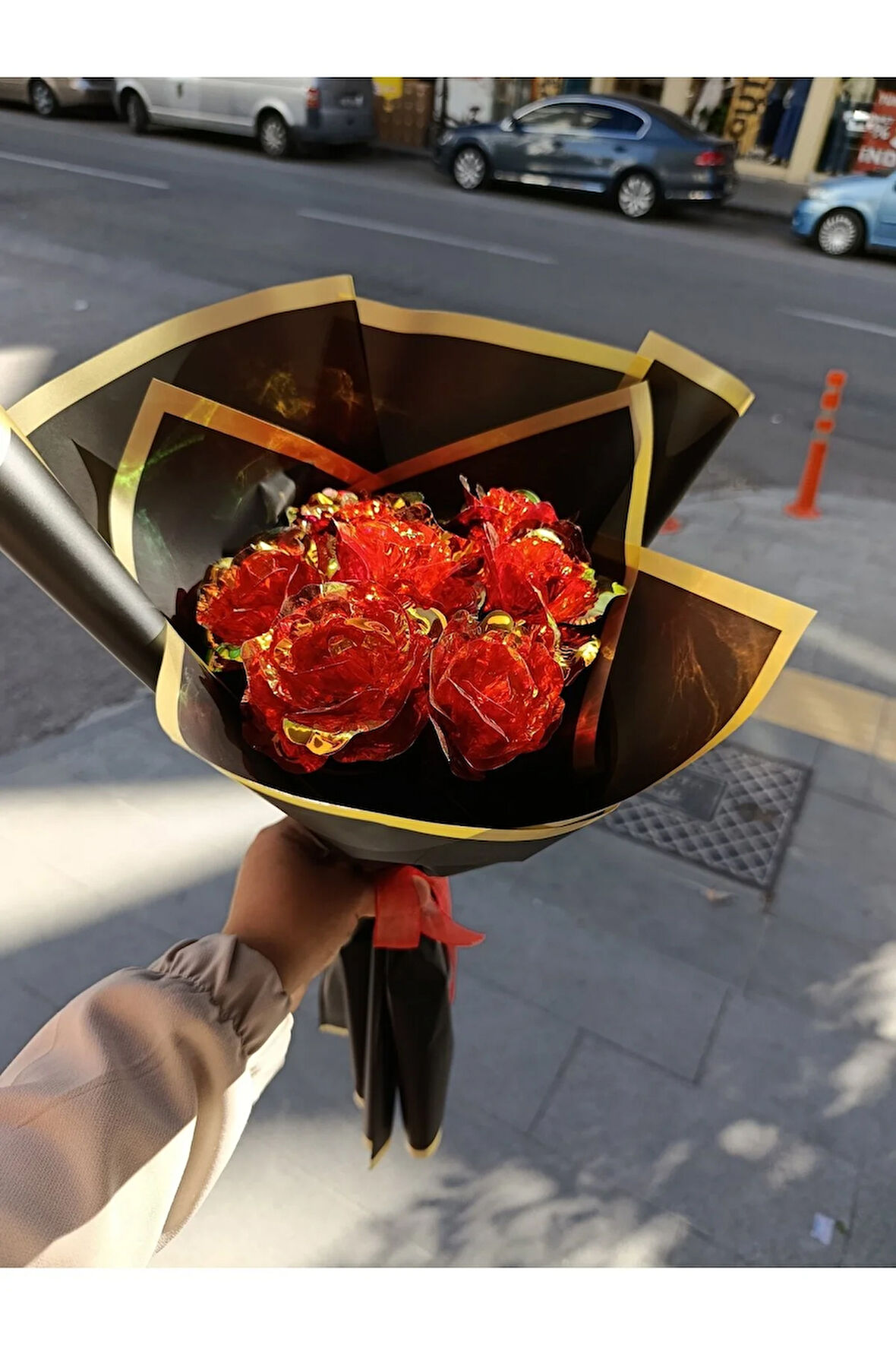 Sonsuzluk Gülü Buket hediye çiçek , Doğumgünü hediyesi,Öğretmenler günü