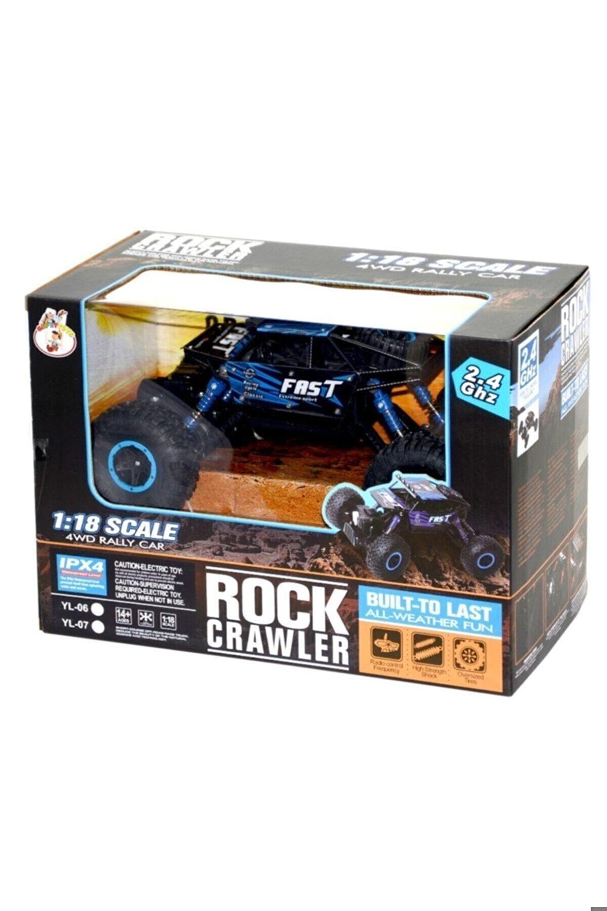 R/c 1:18 Rock Crawler 4x4 Wd Uzaktan Kumandalı Araba Buggy Jeep