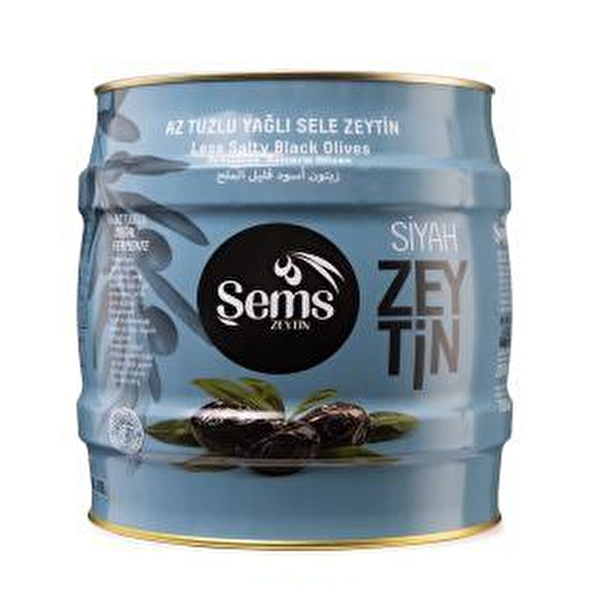 Şems  Lüks İri Özel Siyah Zeytin 2 Kg  261-290 Kalibre