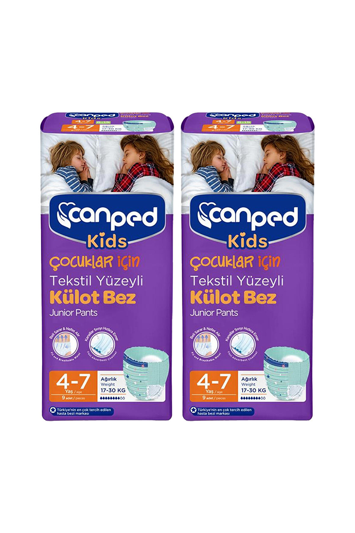 Canped Kids 2x9'lu Çocuk Külot Bez