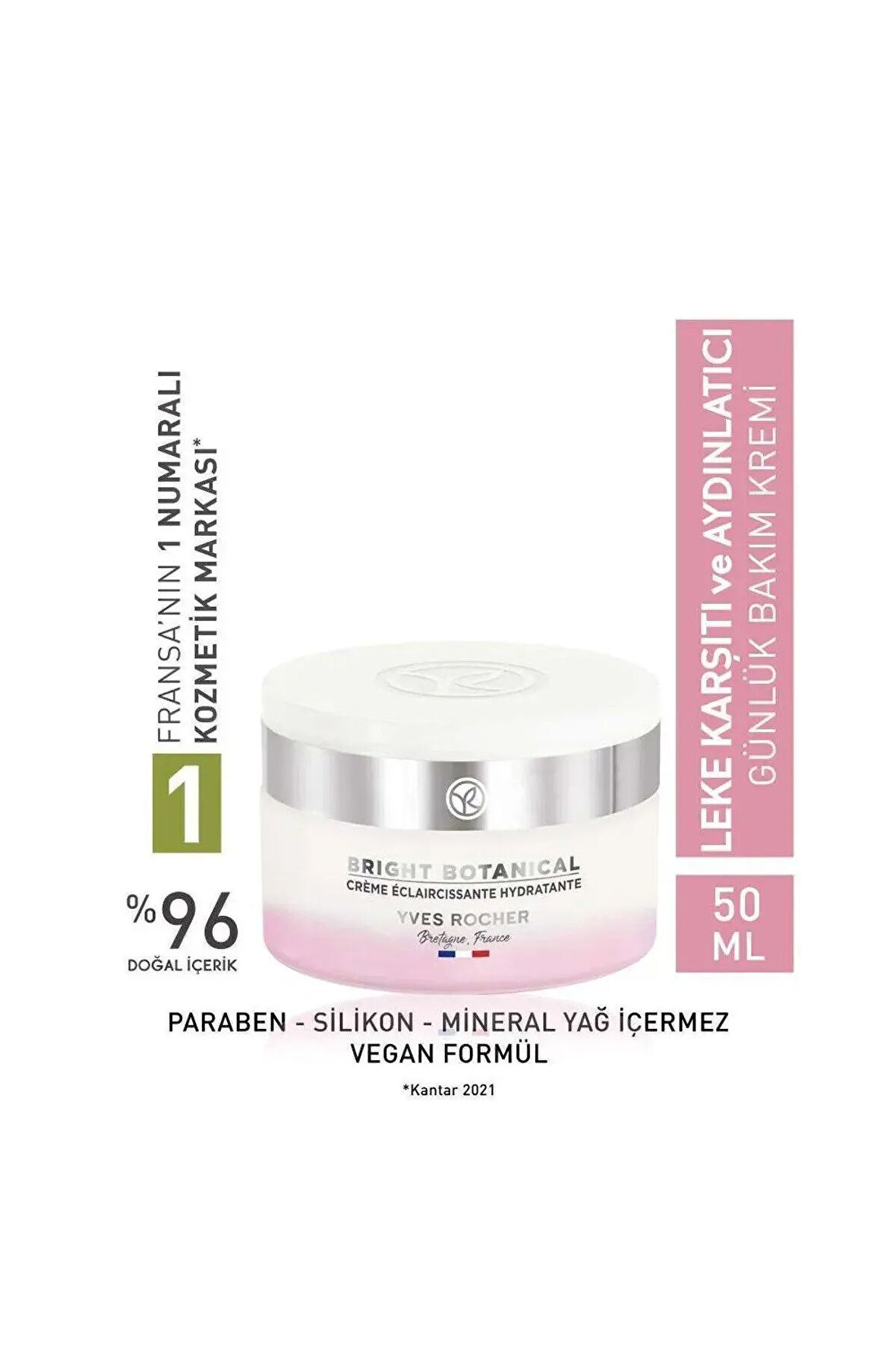 Bright Botanical Leke ve Kırışık Karşıtı Aydınlatıcı ve Ton Eşitleyen Gündüz/Gece Kremi 50 ml