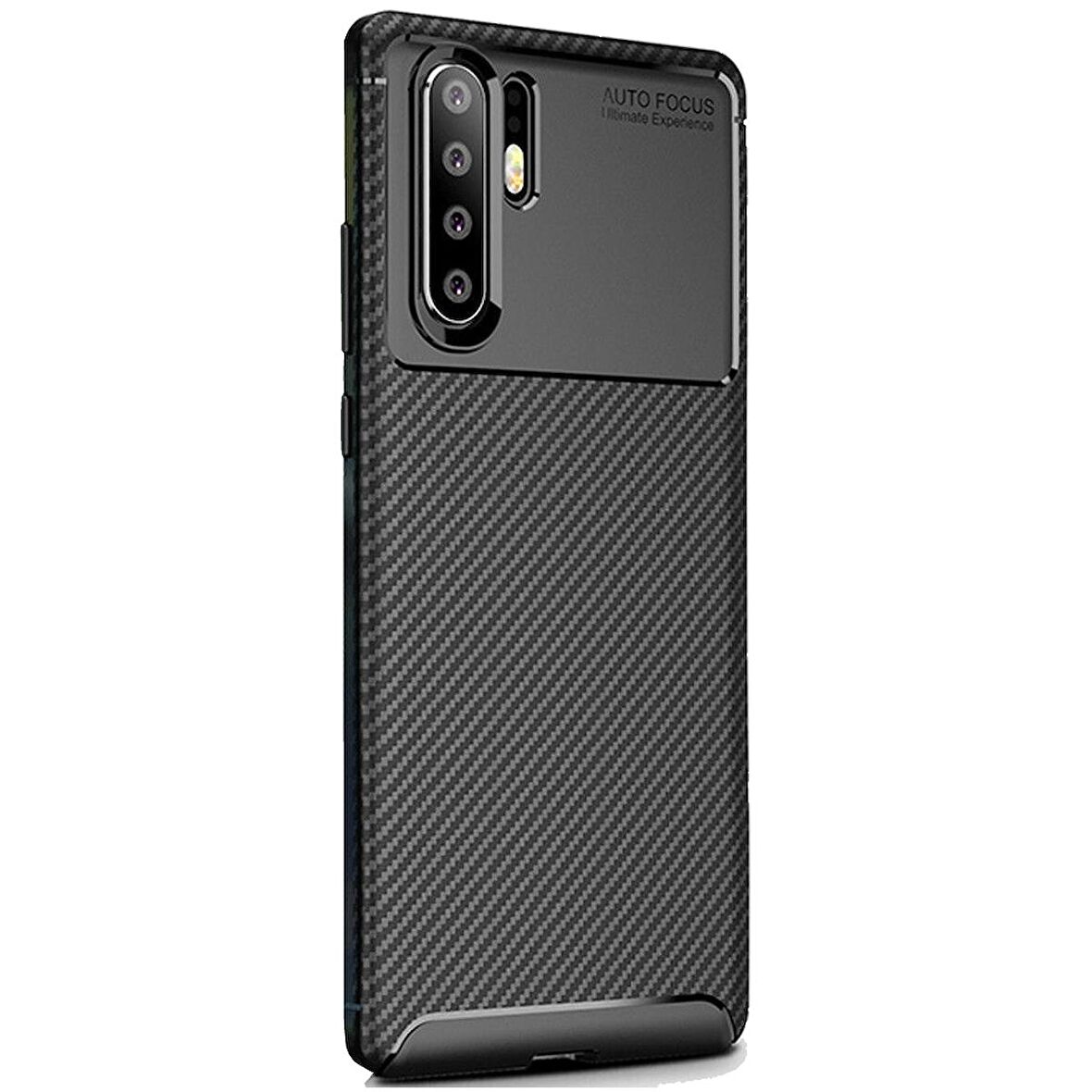 Huawei P30 Pro Karbon Desenli Negro Silikon Kılıf