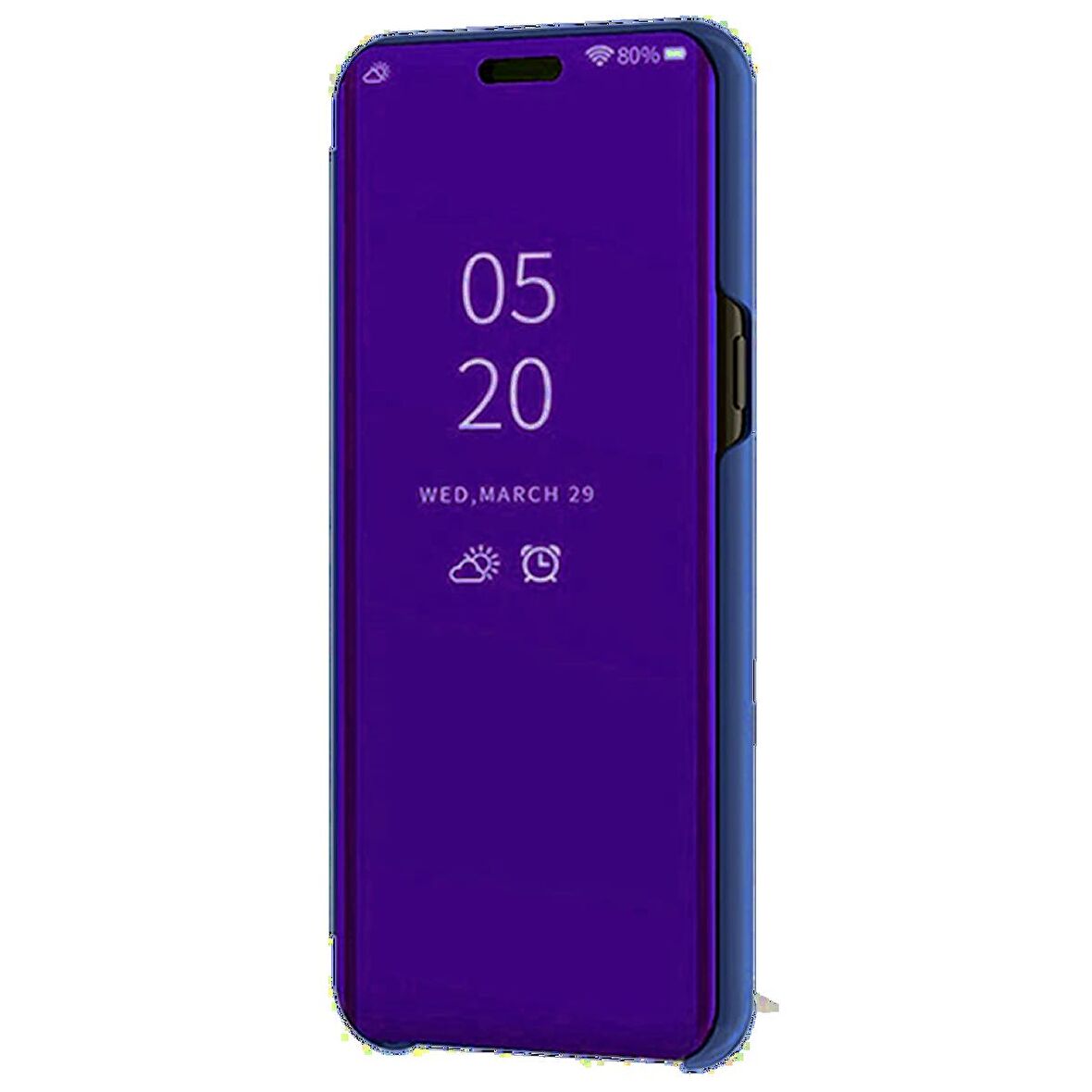 Huawei P Smart 2019 Aynalı Kapaklı Lüx Kılıf