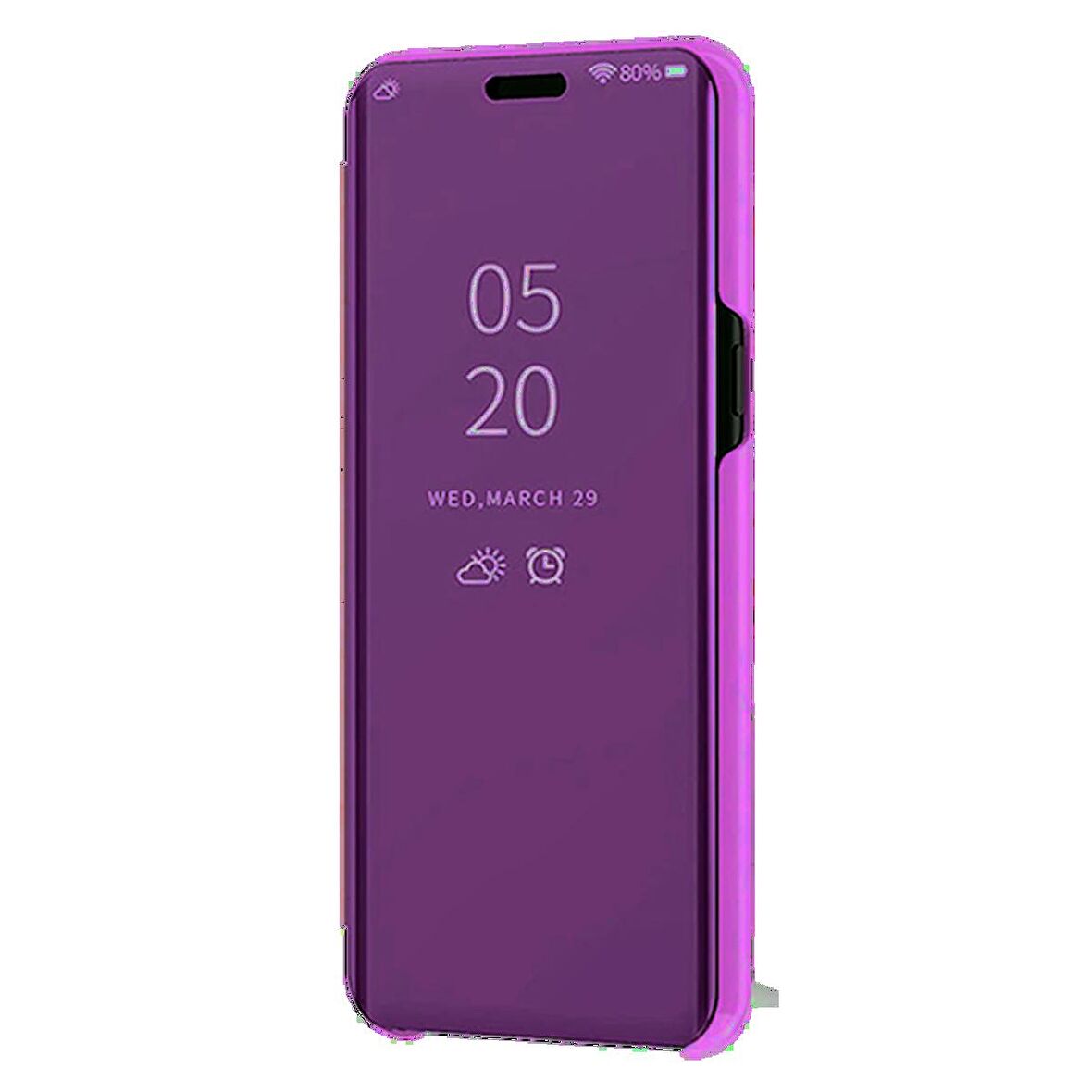 Huawei P Smart 2019 Aynalı Kapaklı Lüx Kılıf