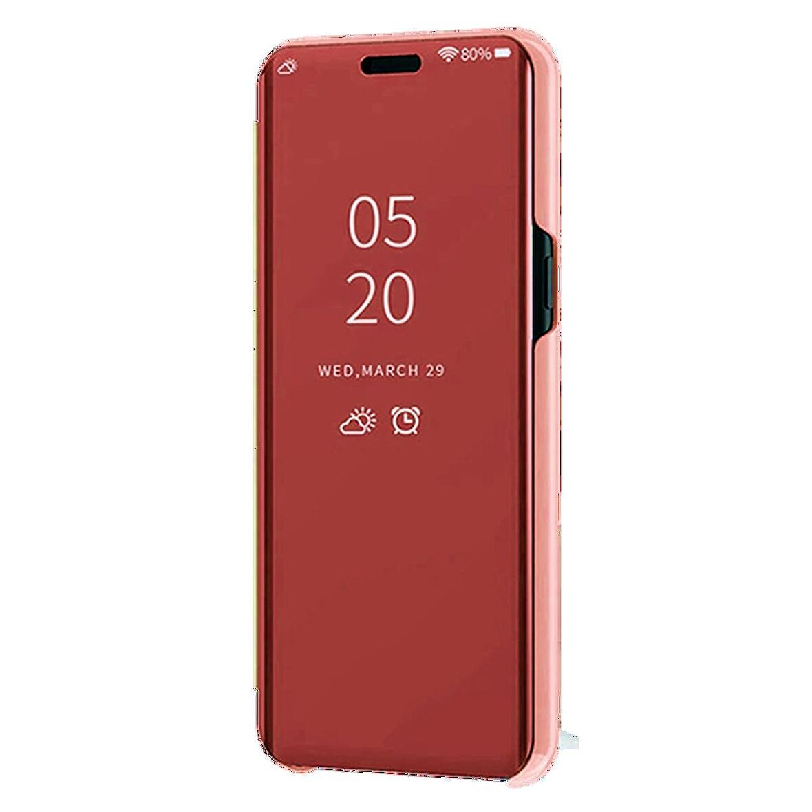 Huawei P30 Lite Aynalı Kapaklı Lüx Kılıf