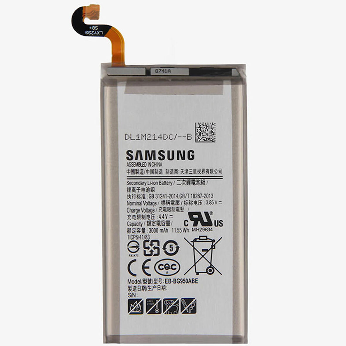 Samsung Galaxy S8 Batarya Pil EB-BG950ABE