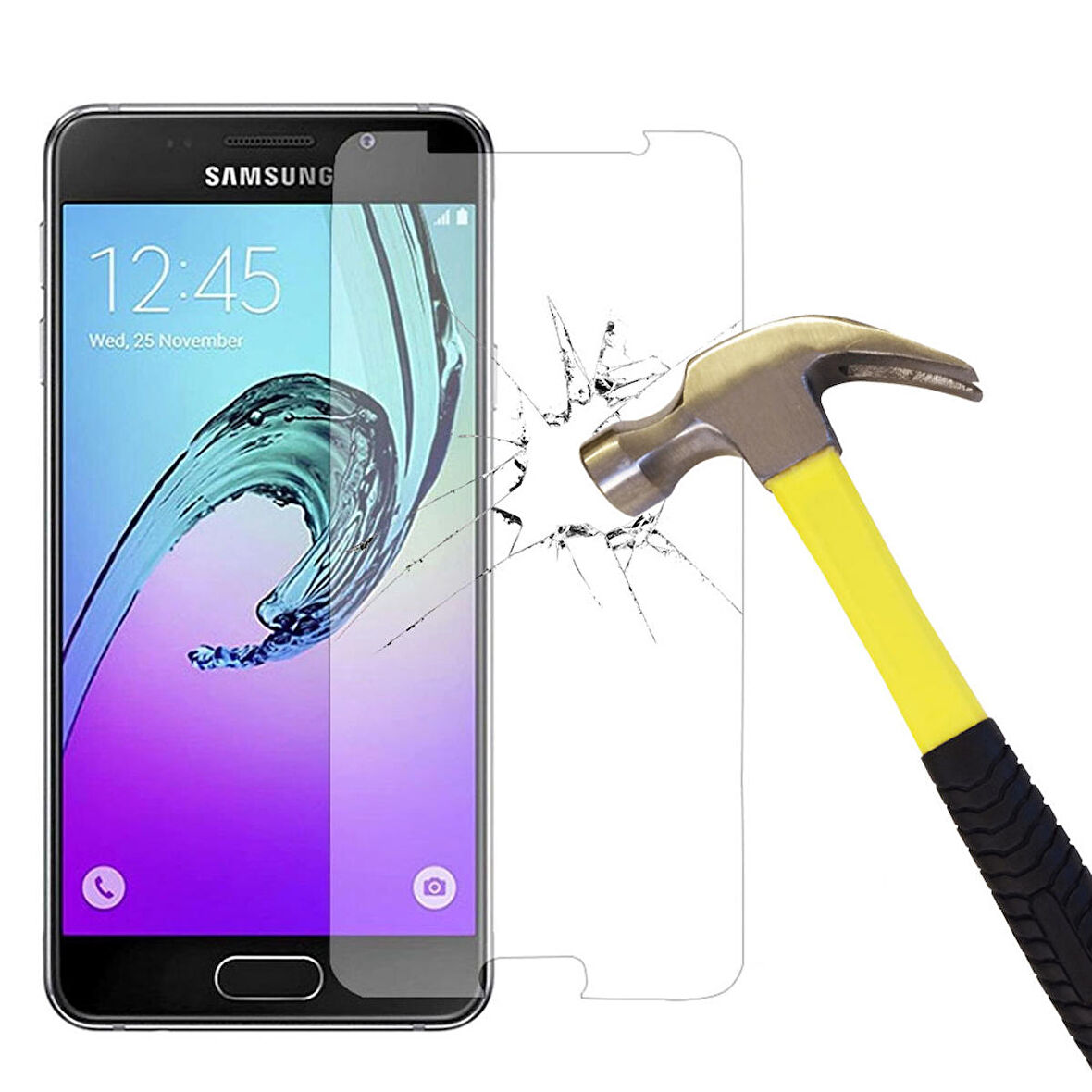 Samsung Galaxy A5 2016 Temperli Kırılmaz Cam Ekran Koruyucu