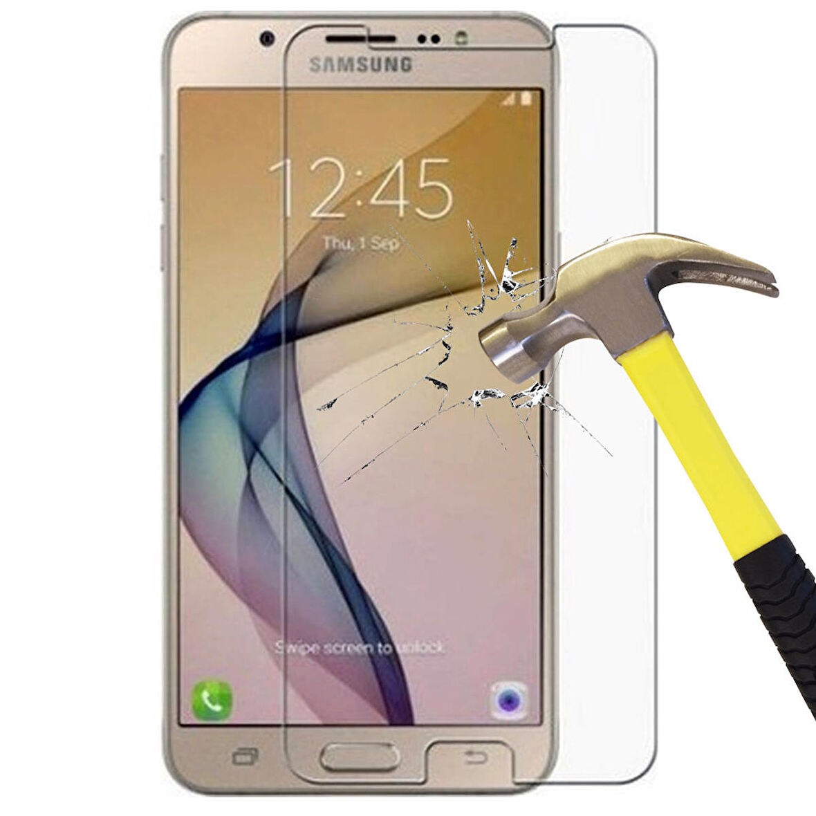 Samsung Galaxy C7 Pro Temperli Kırılmaz Cam Ekran Koruyucu