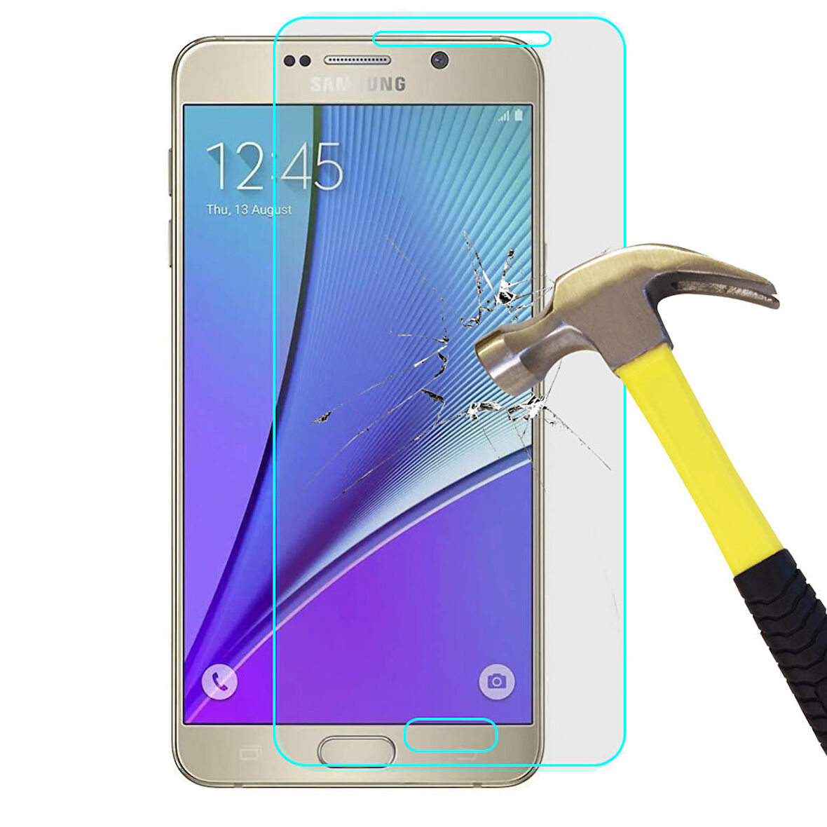 Samsung Galaxy Note 5 Temperli Kırılmaz Cam Ekran Koruyucu