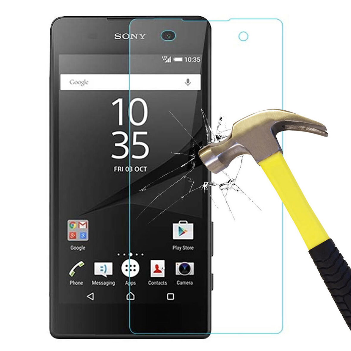 Sony Xperia E5 Temperli Kırılmaz Cam Ekran Koruyucu