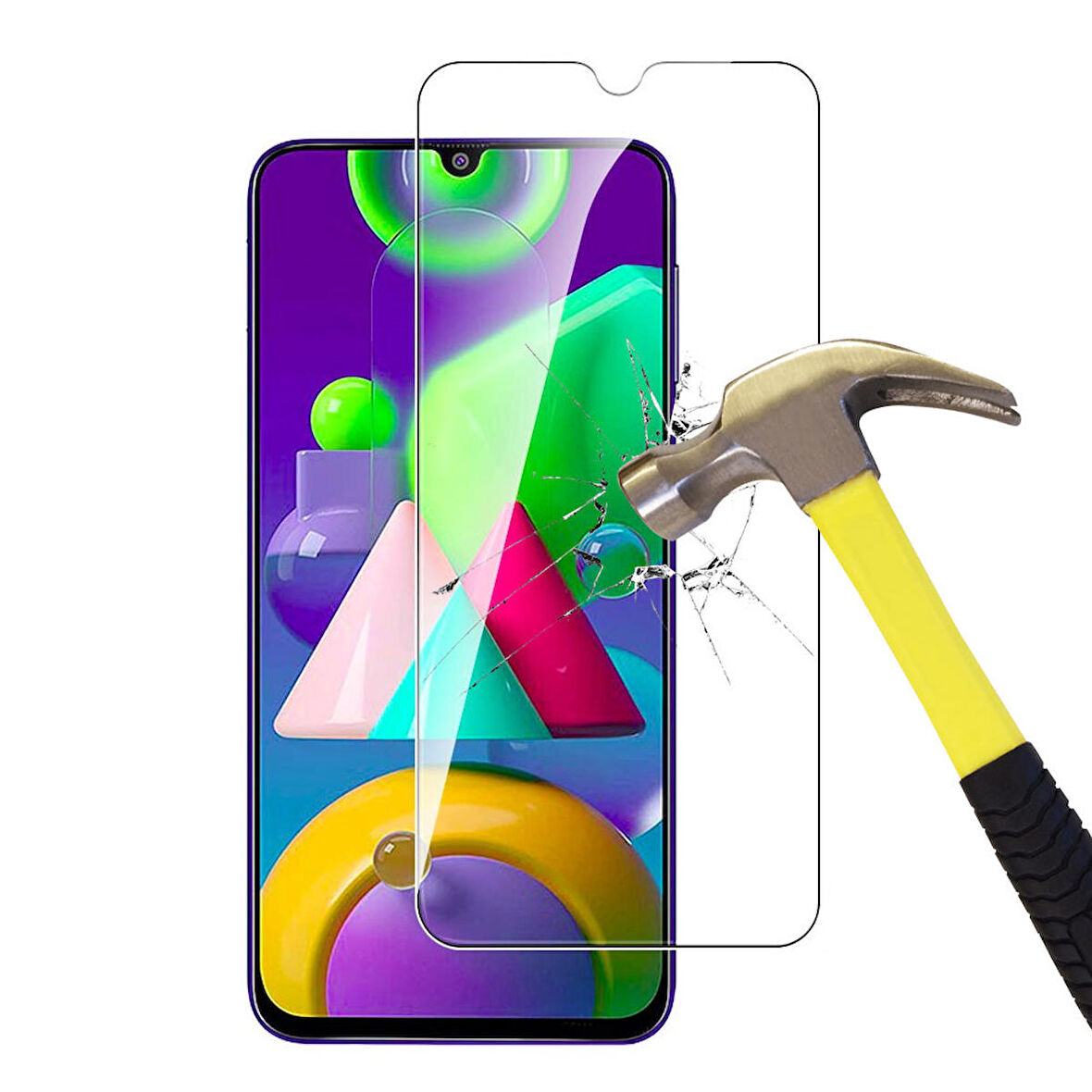 Samsung Galaxy M30/M30s/M31/M31s/M21/M21s/M01/M10 Temperli Kırılmaz Cam Ekran Koruyucu