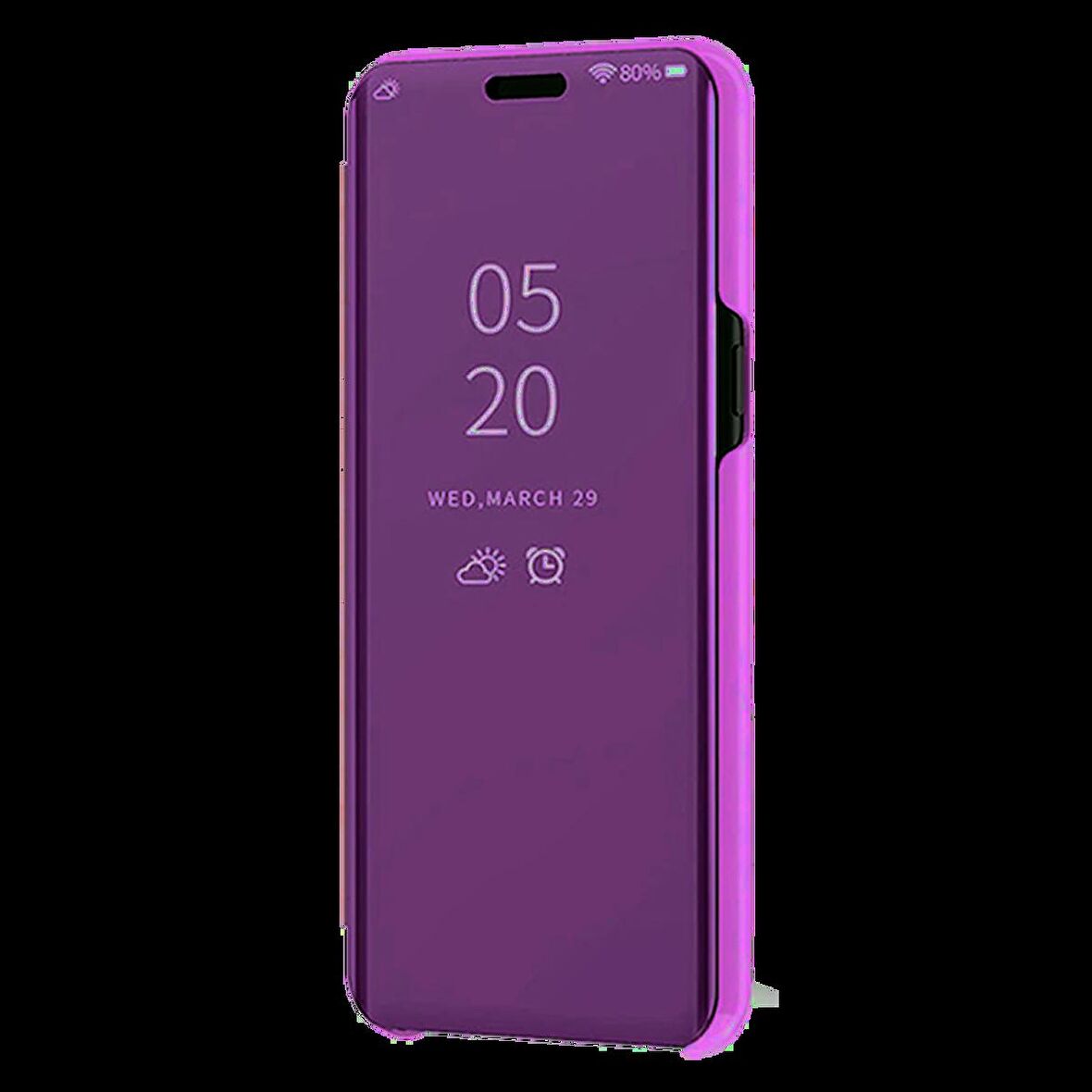 Huawei P20 Lite Aynalı Kapaklı Lüx Kılıf