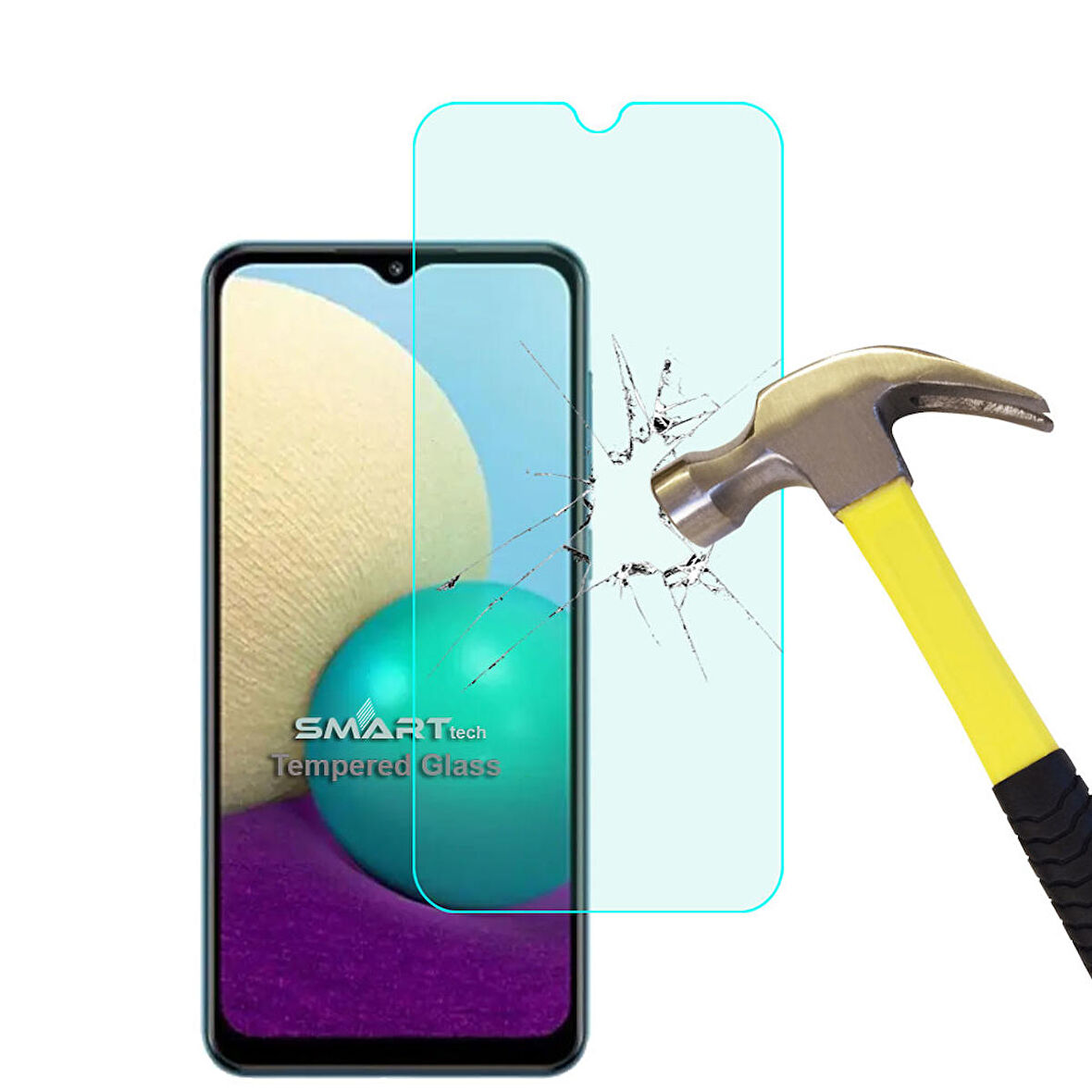 Samsung Galaxy A02 Temperli Kırılmaz Cam Ekran Koruyucu