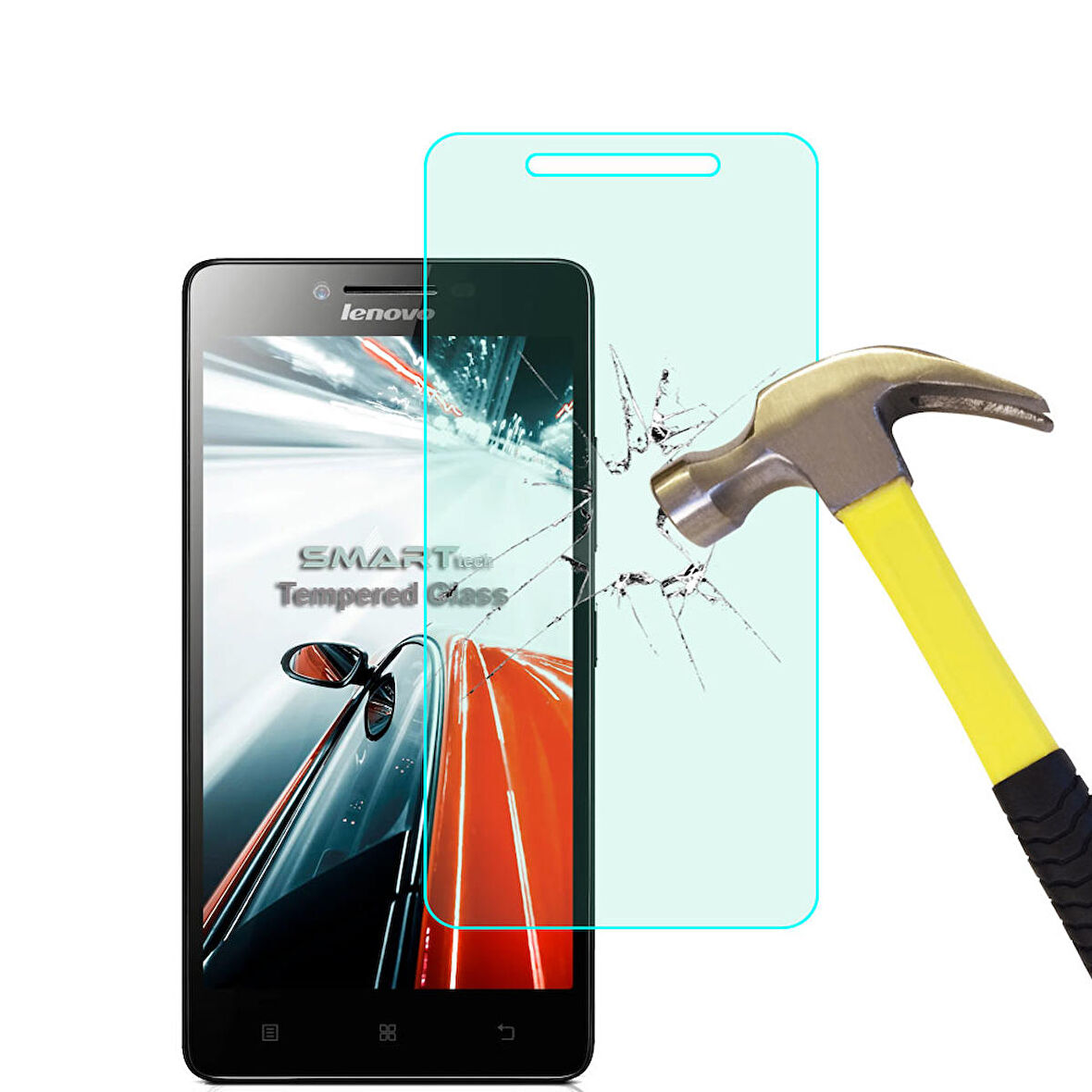 Lenovo A6000 Temperli Kırılmaz Cam Ekran Koruyucu