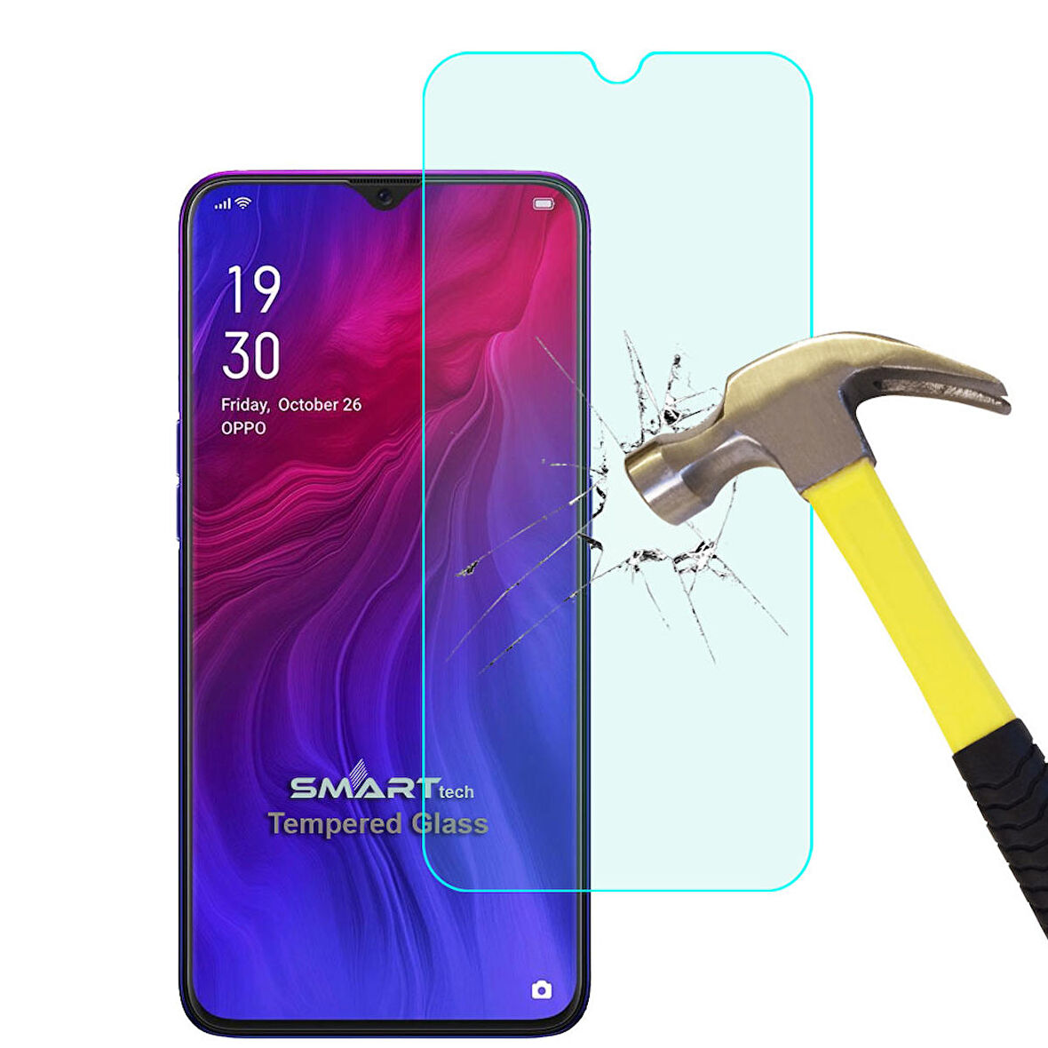 Oppo Reno Z Temperli Kırılmaz Cam Ekran Koruyucu
