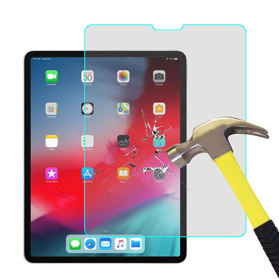 Apple Ipad Pro 12,9 inç 2018 Temperli Cam Ekran Koruyucu