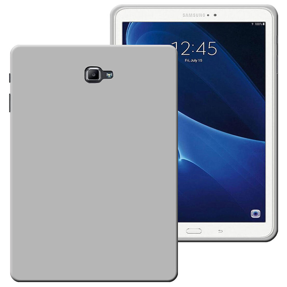 Samsung Galaxy Tab T580 Rubber Yıkanabilir Silikon Kılıf