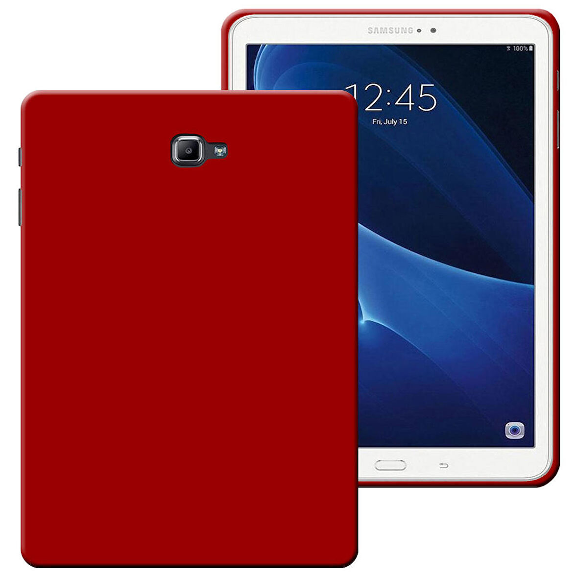 Samsung Galaxy Tab T580 Rubber Yıkanabilir Silikon Kılıf