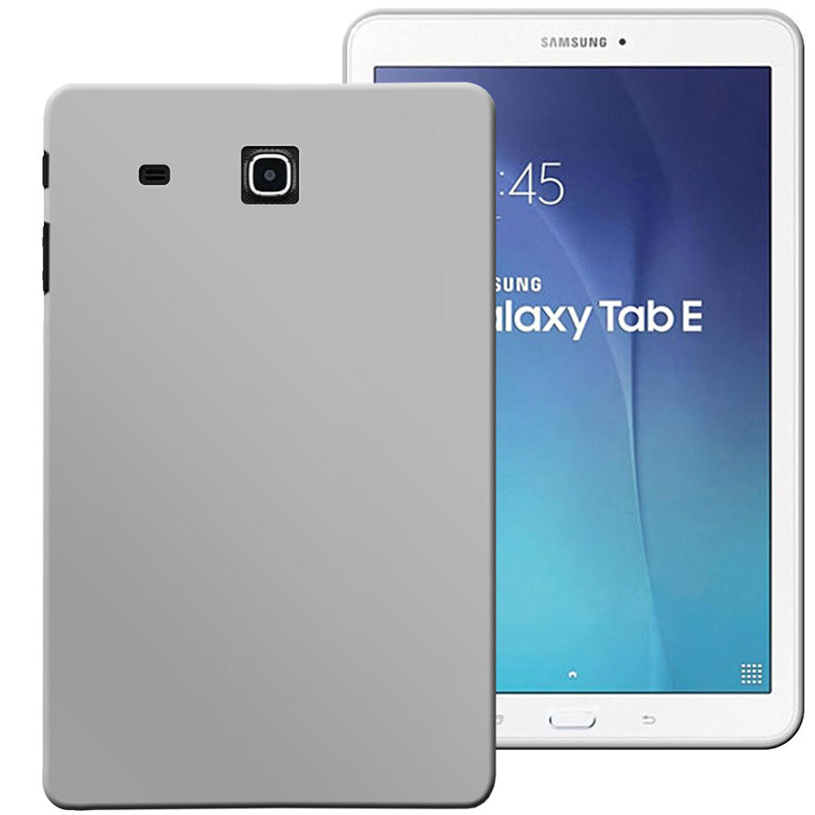 Samsung Galaxy Tab T560 Rubber Yıkanabilir Silikon Kılıf