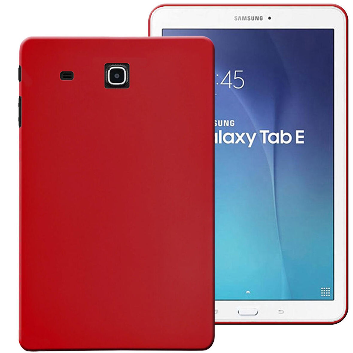 Samsung Galaxy Tab T560 Rubber Yıkanabilir Silikon Kılıf