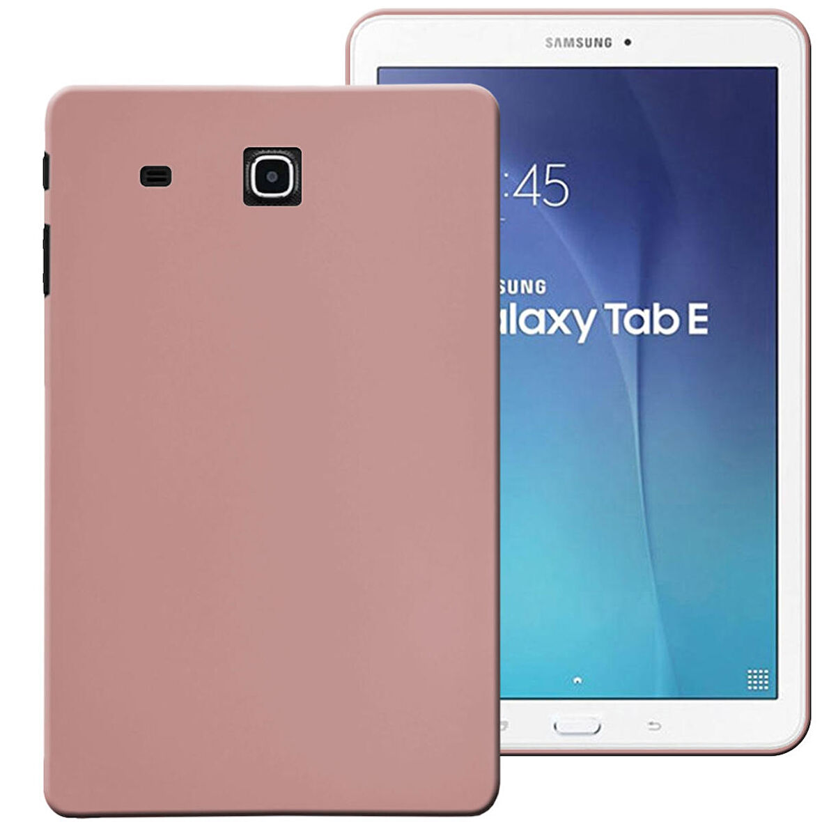 Samsung Galaxy Tab T560 Rubber Yıkanabilir Silikon Kılıf
