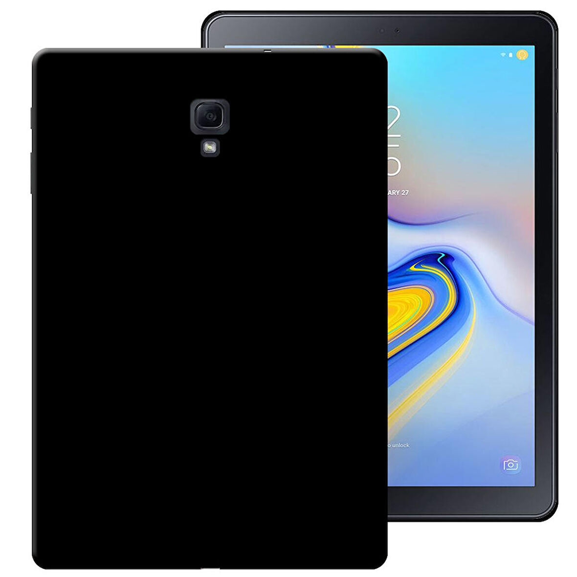 Samsung Galaxy Tab T590 Rubber Yıkanabilir Silikon Kılıf