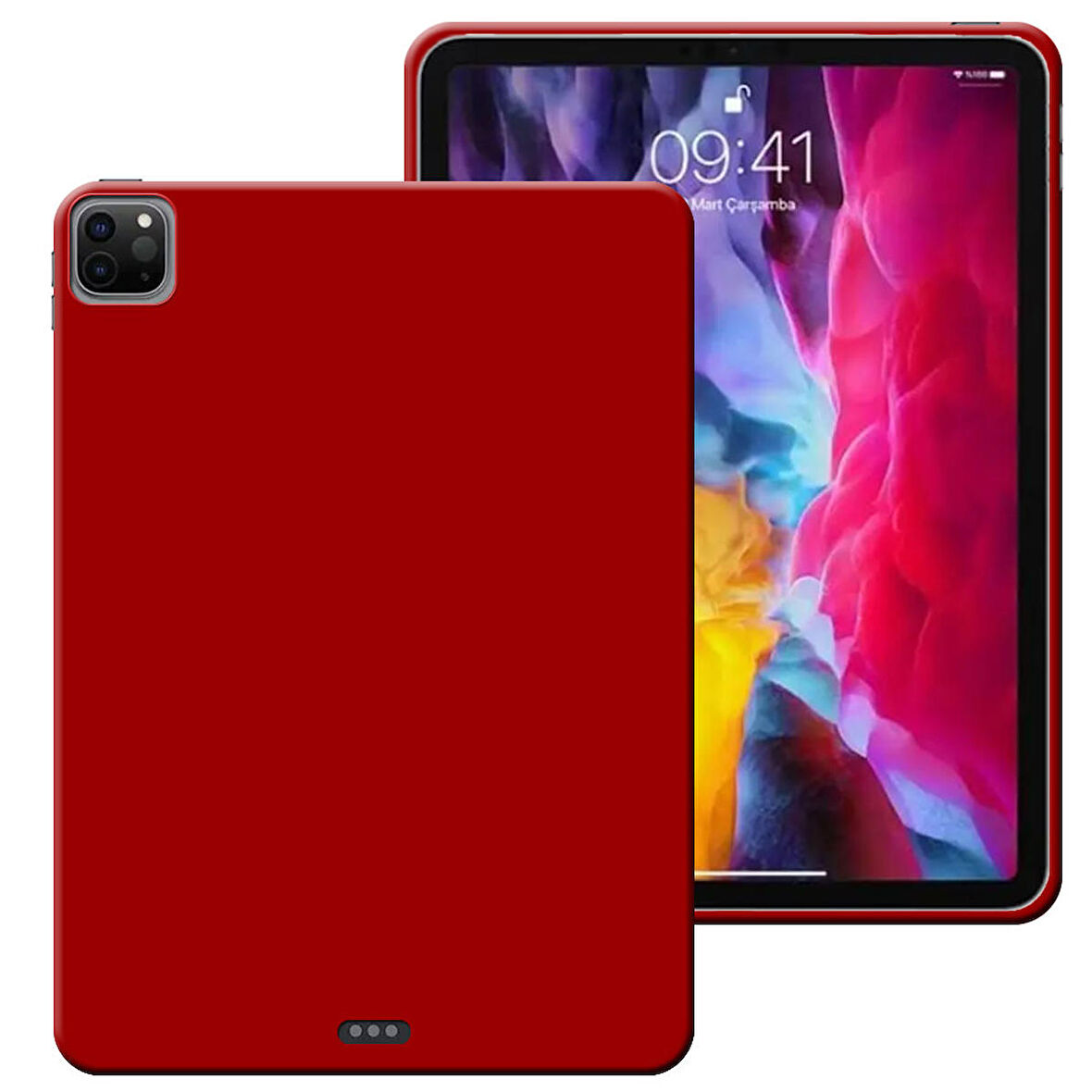 Apple Ipad Pro 12,9 inç 4 ve 5 Nesil Rubber Yıkanabilir Silikon Kılıf