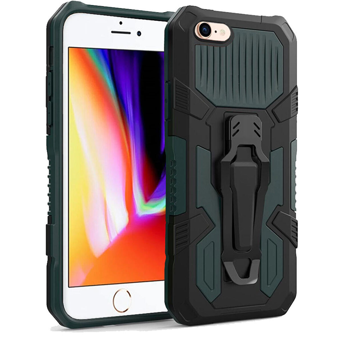 Apple Iphone 7/8 Zırh Tank Kılıf Yüksek Koruma