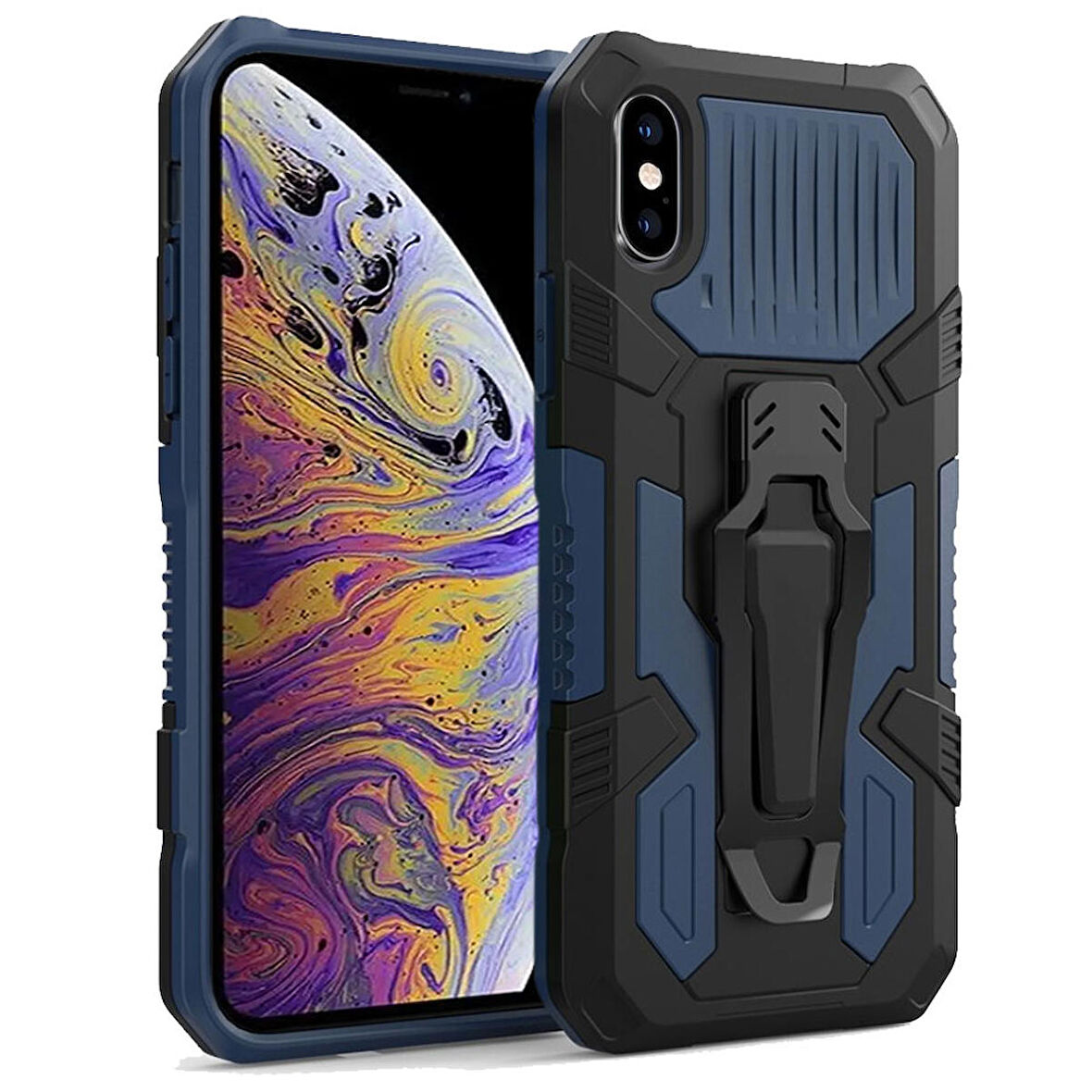 Apple Iphone XS Max Zırh Tank Kılıf Yüksek Koruma
