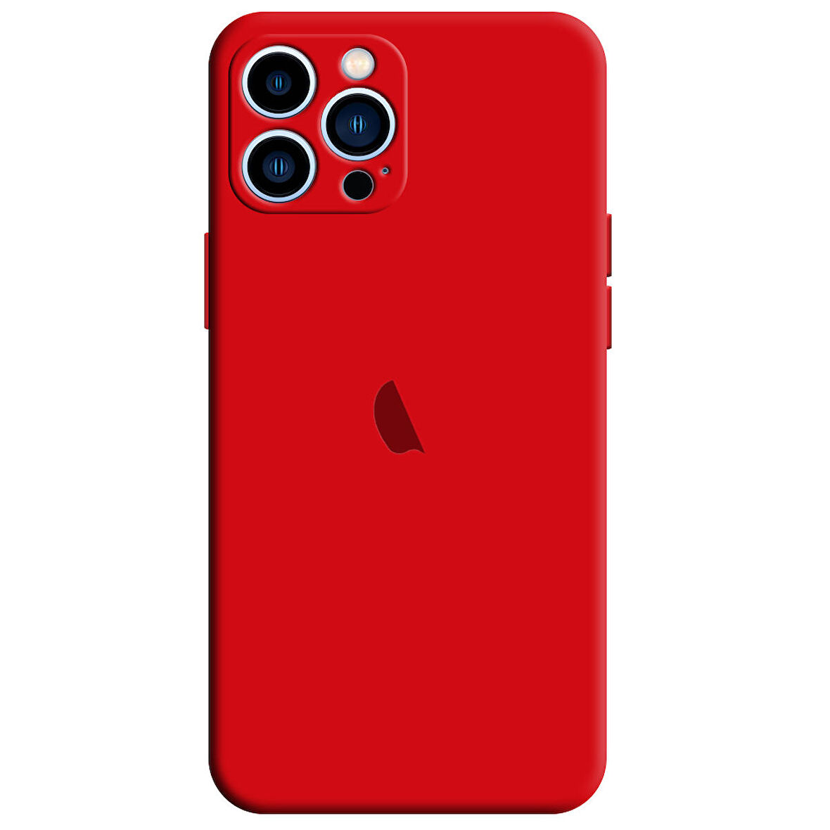 Apple iPhone 12 Pro Max Kamera Korumalı Silikon İçi Kadife Lansman Kılıf