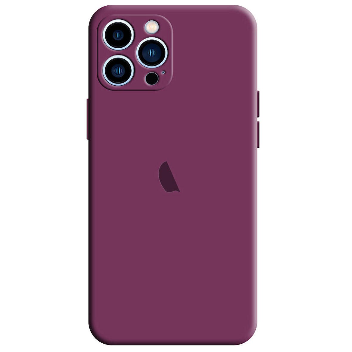 Apple iPhone 12 Pro Max Kamera Korumalı Silikon İçi Kadife Lansman Kılıf