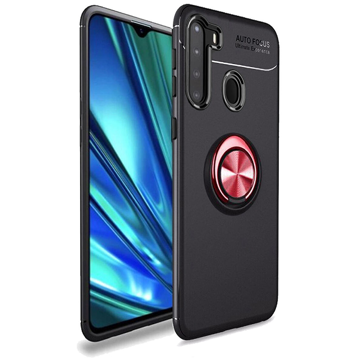 Samsung Galaxy A21 Yüzüklü Power Silikon Kılıf