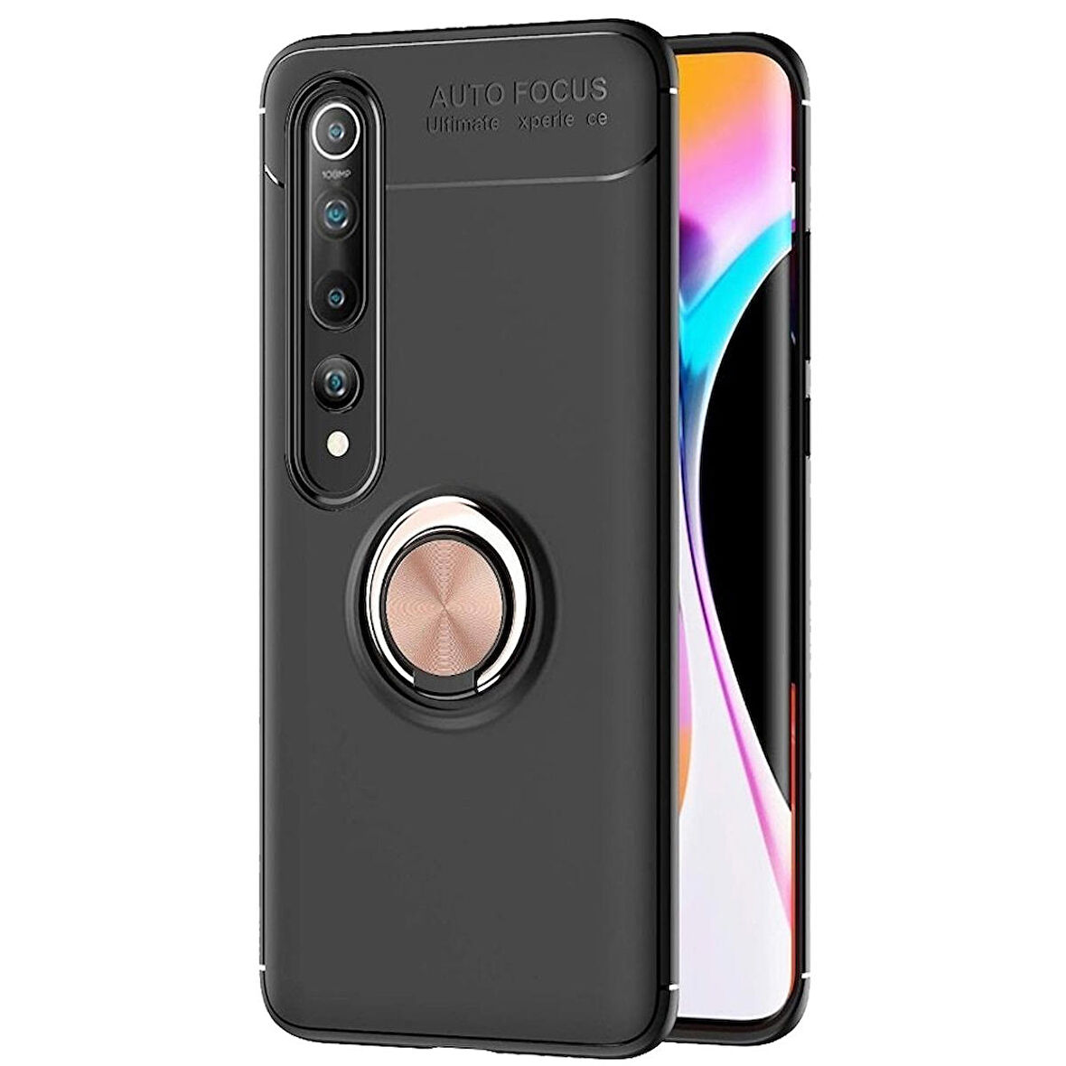 Xiaomi Mi 10 Yüzüklü Power Silikon Kılıf
