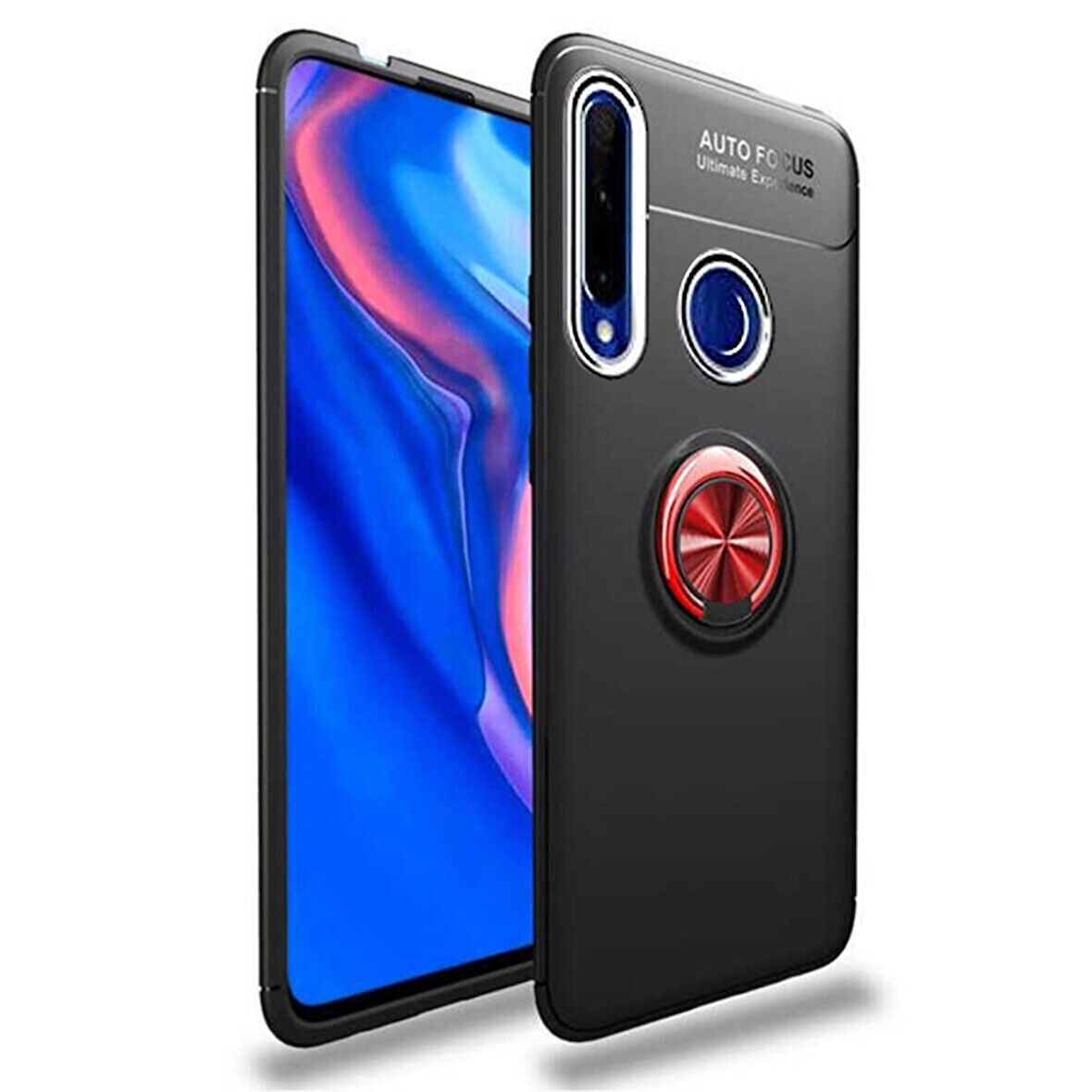 Huawei Honor 9X Yüzüklü Power Silikon Kılıf