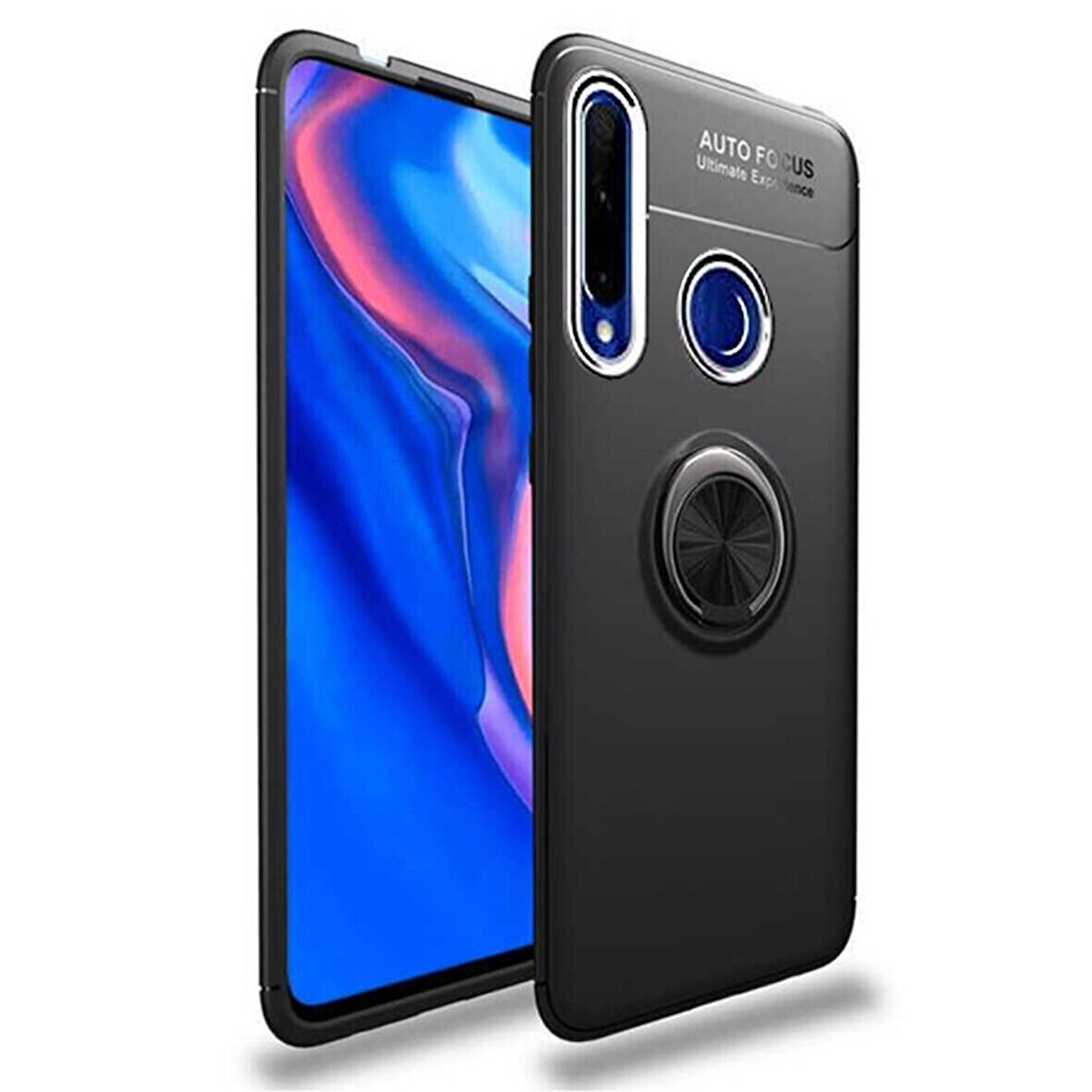 Huawei Honor 9X Yüzüklü Power Silikon Kılıf